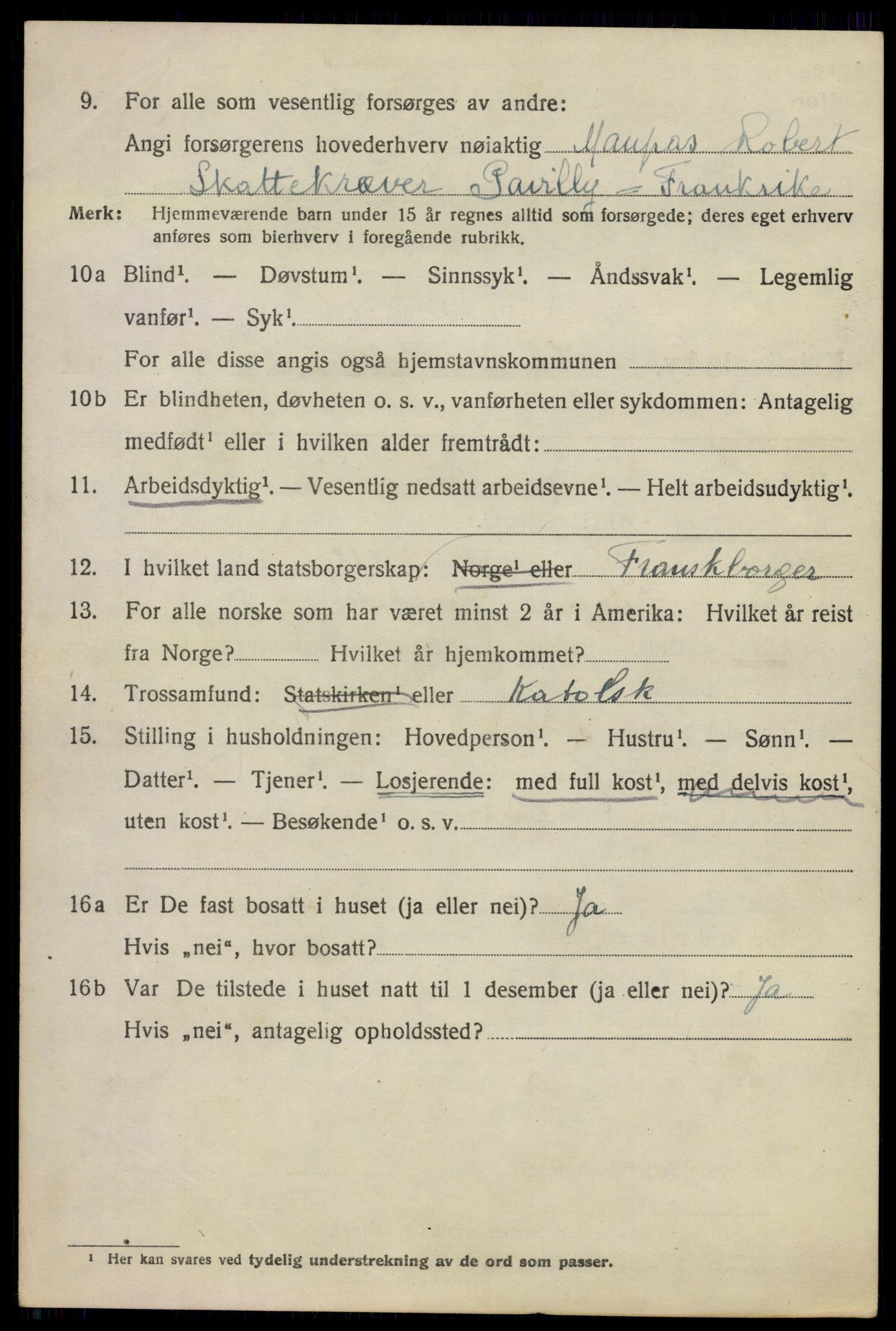 SAO, 1920 census for Kristiania, 1920, p. 571536