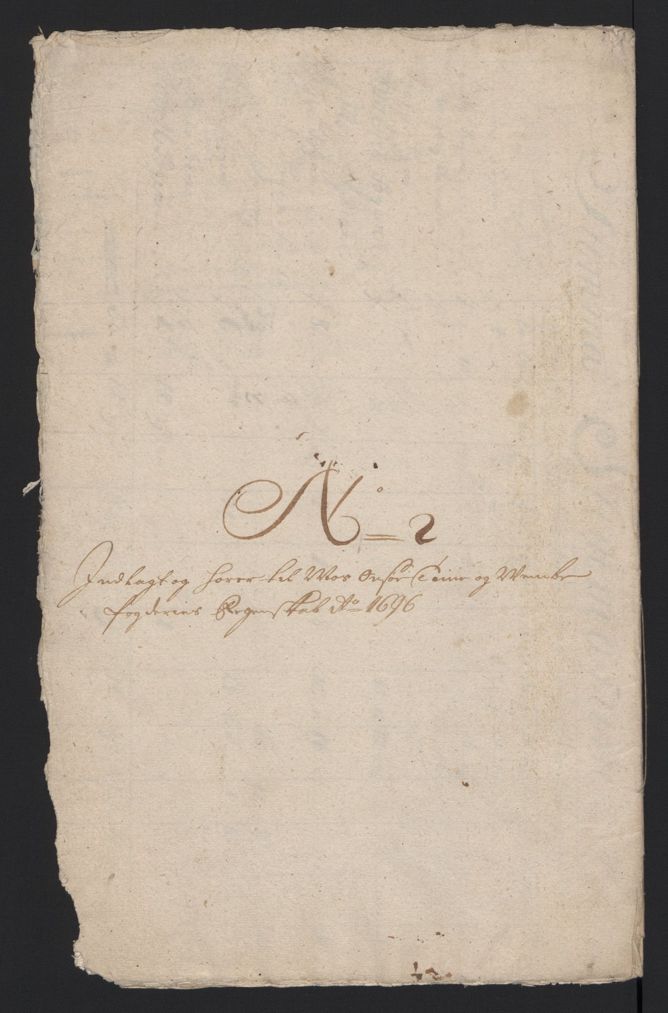 Rentekammeret inntil 1814, Reviderte regnskaper, Fogderegnskap, RA/EA-4092/R04/L0124: Fogderegnskap Moss, Onsøy, Tune, Veme og Åbygge, 1696, p. 30