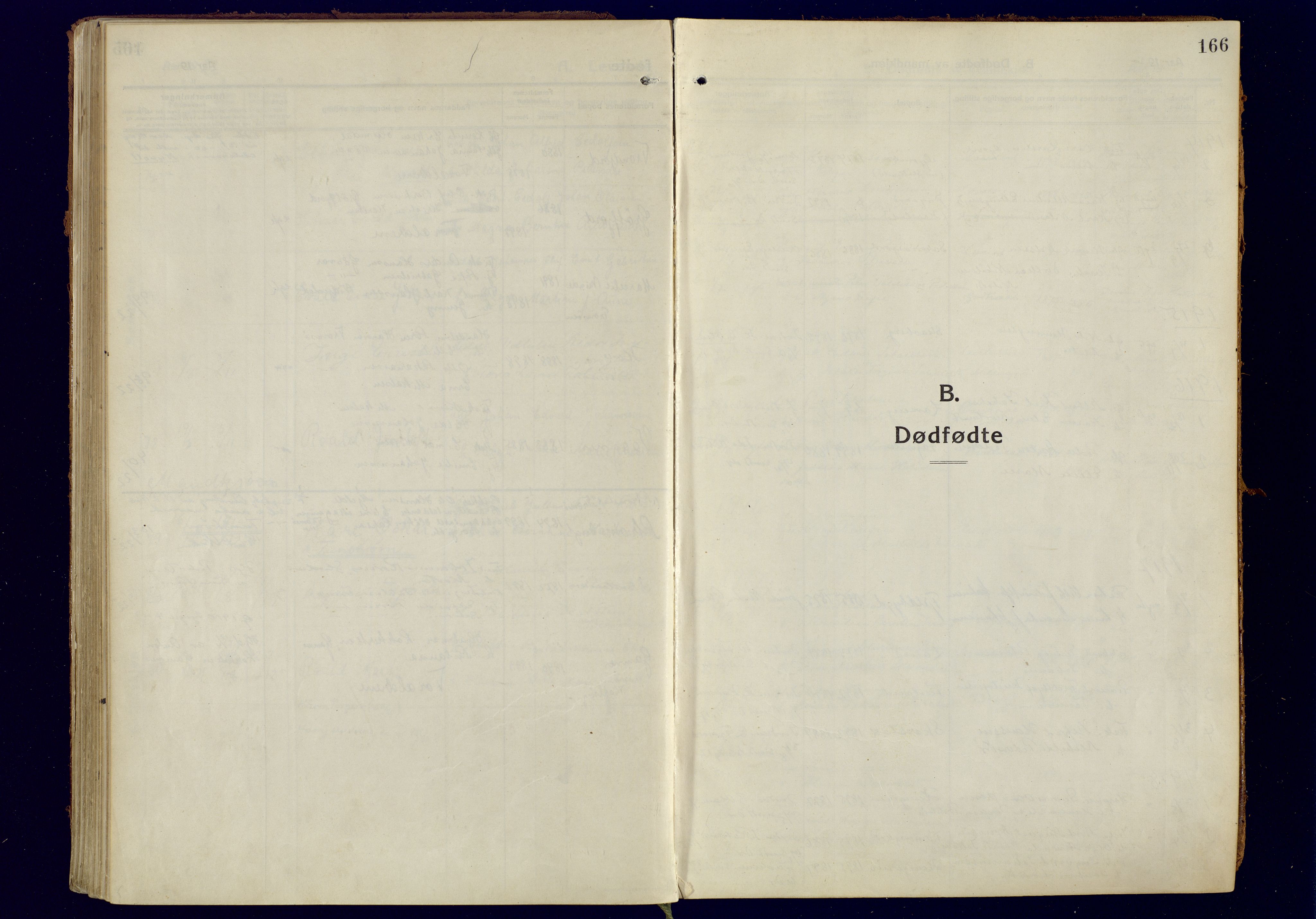 Tromsøysund sokneprestkontor, AV/SATØ-S-1304/G/Ga/L0008kirke: Parish register (official) no. 8, 1914-1922, p. 166