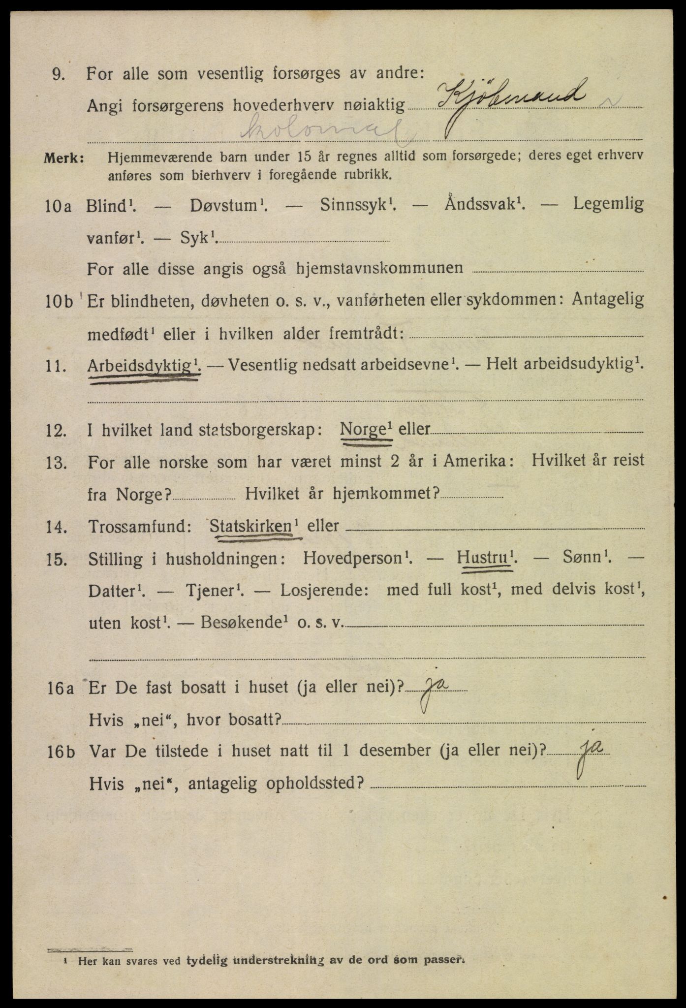 SAK, 1920 census for Kristiansand, 1920, p. 35860