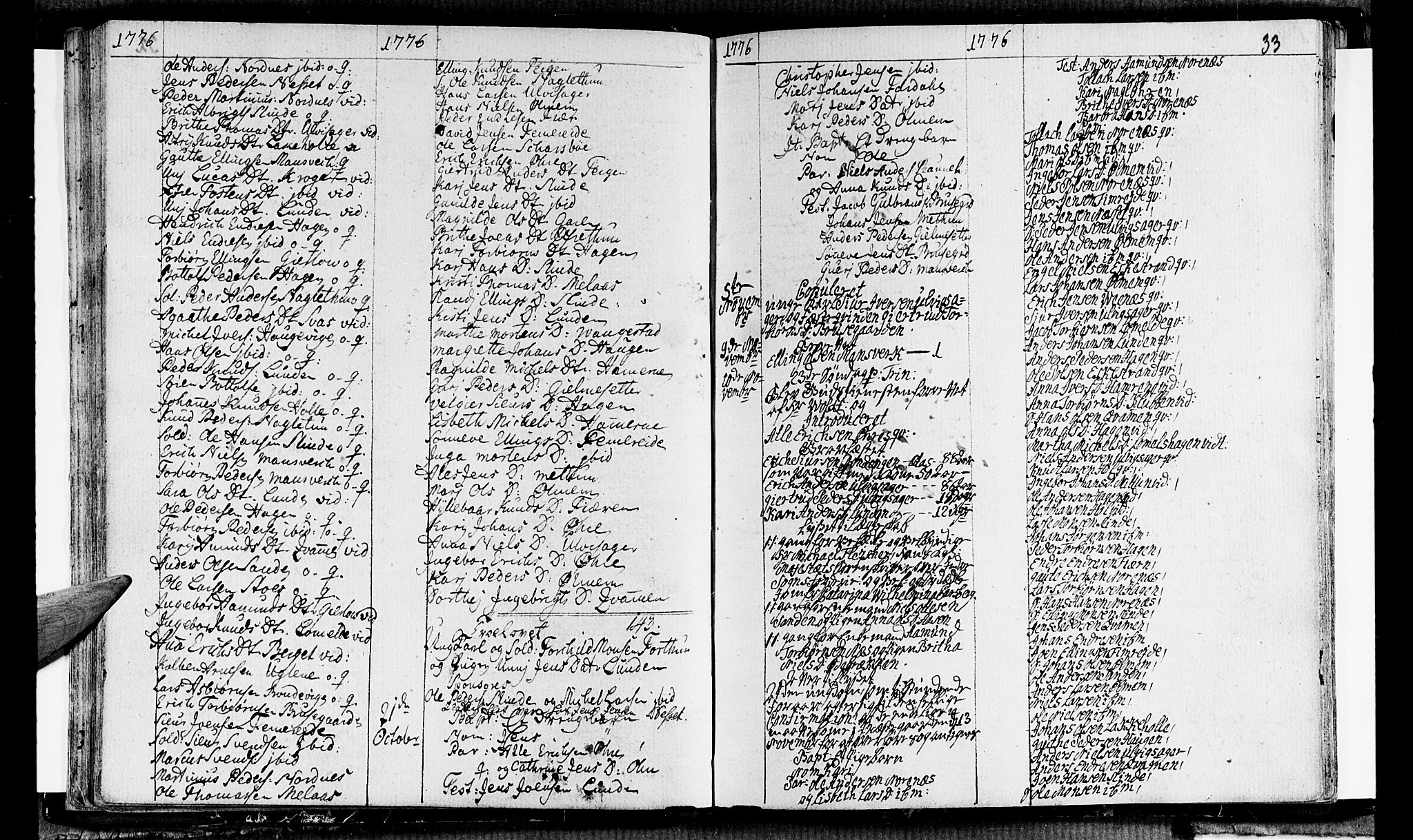 Sogndal sokneprestembete, AV/SAB-A-81301/H/Haa/Haaa/L0006: Parish register (official) no. A 6, 1770-1782, p. 33