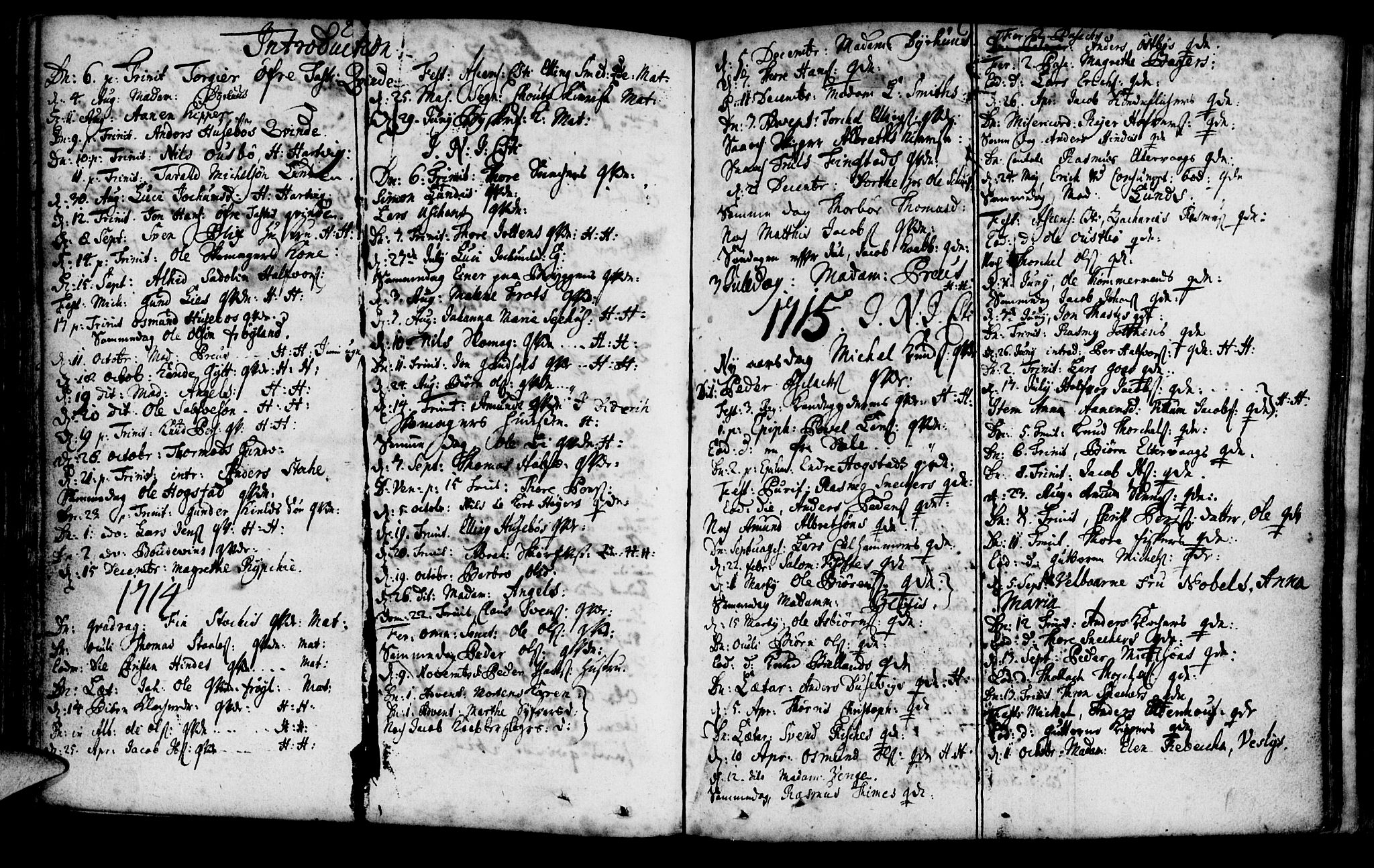 Domkirken sokneprestkontor, SAST/A-101812/001/30/30BA/L0001: Parish register (official) no. A 1 /1, 1688-1727