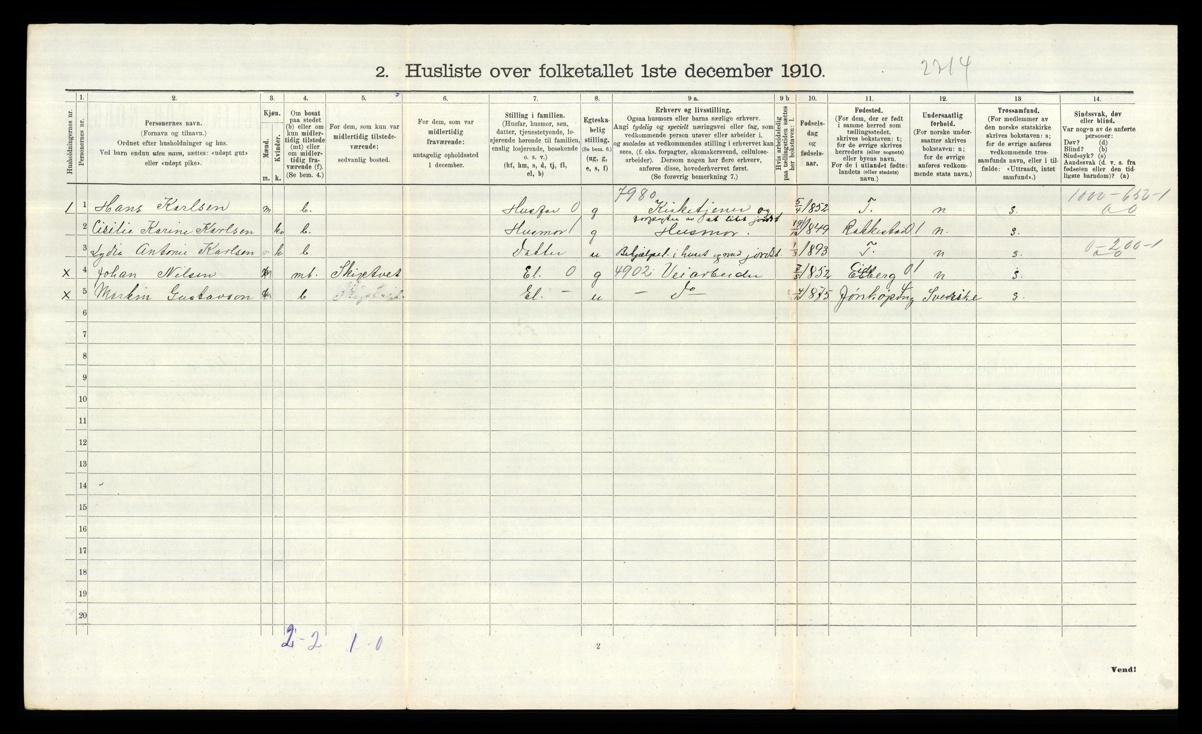 RA, 1910 census for Borge, 1910, p. 1737