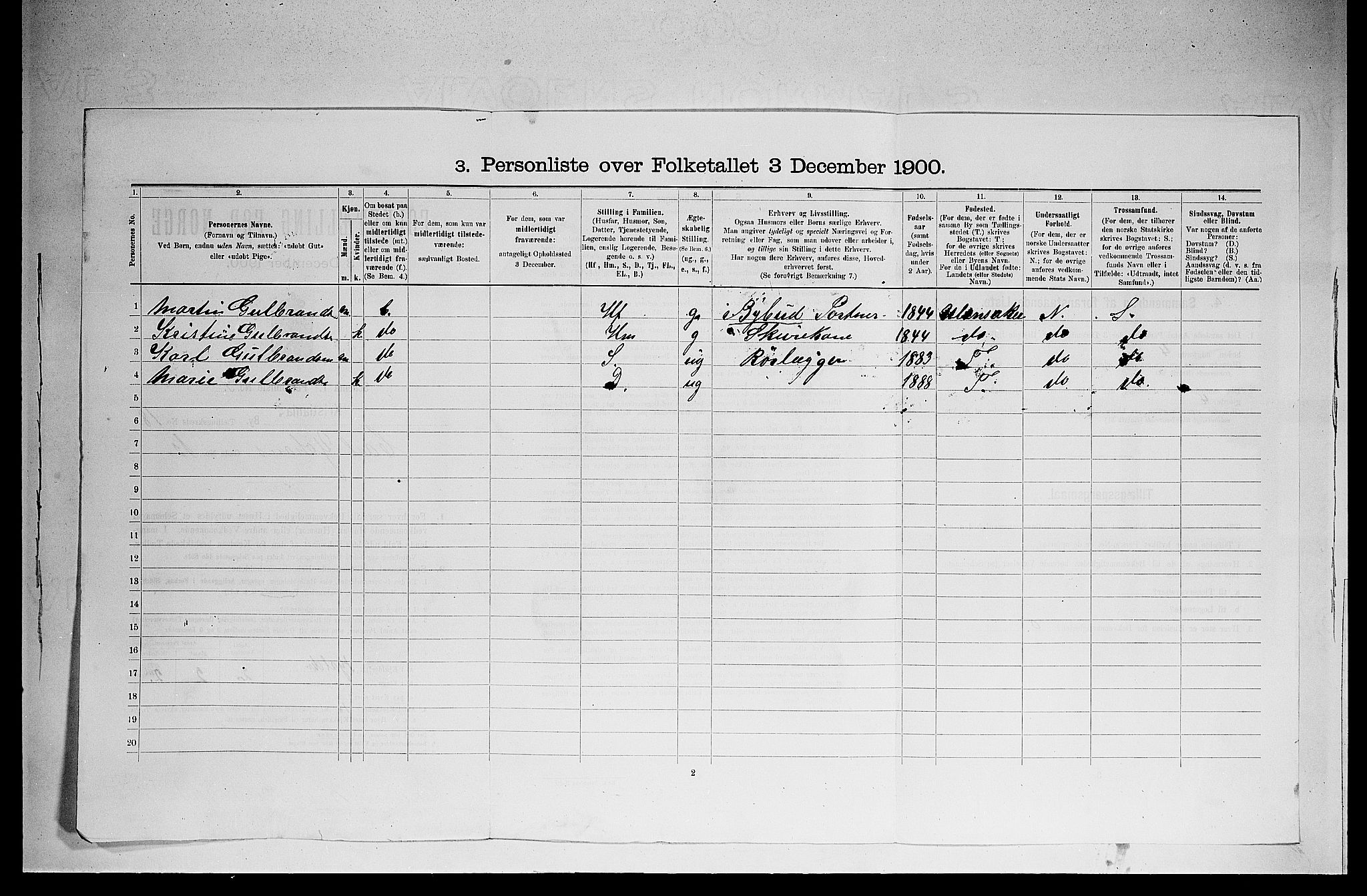 SAO, 1900 census for Kristiania, 1900, p. 11389