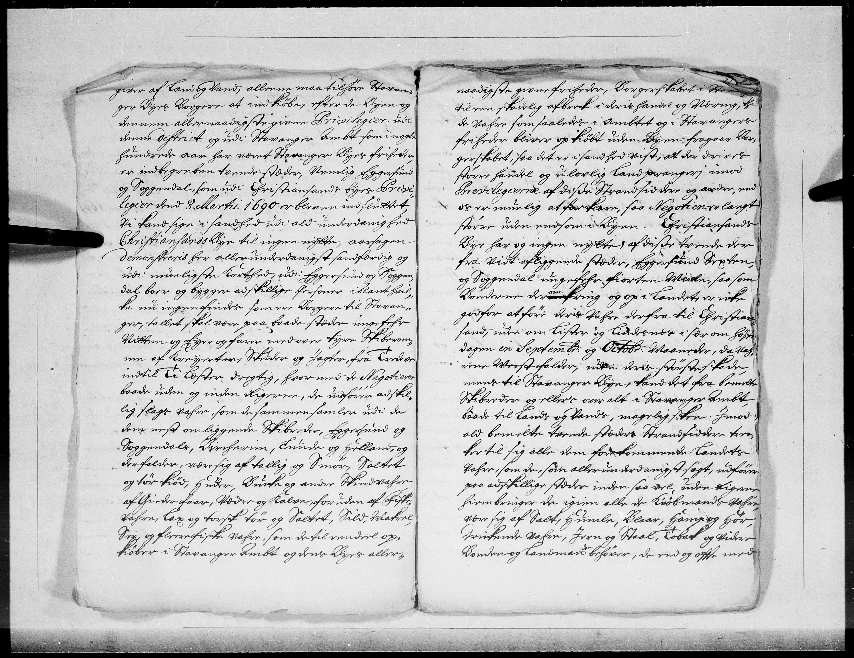 Danske Kanselli 1572-1799, AV/RA-EA-3023/F/Fc/Fcc/Fcca/L0065: Norske innlegg 1572-1799, 1708, p. 4