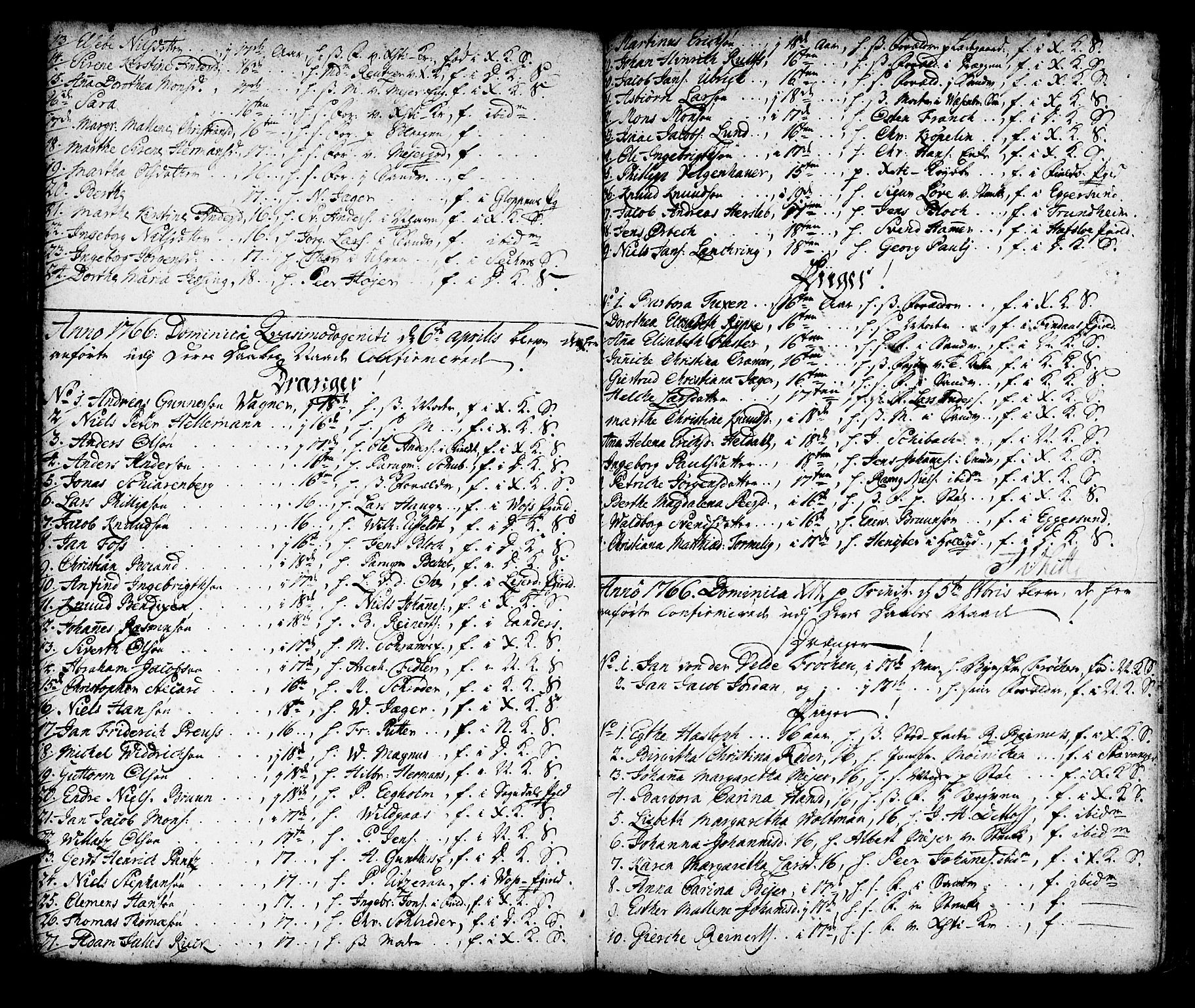 Korskirken sokneprestembete, SAB/A-76101/H/Haa/L0007: Parish register (official) no. A 7, 1736-1839, p. 58