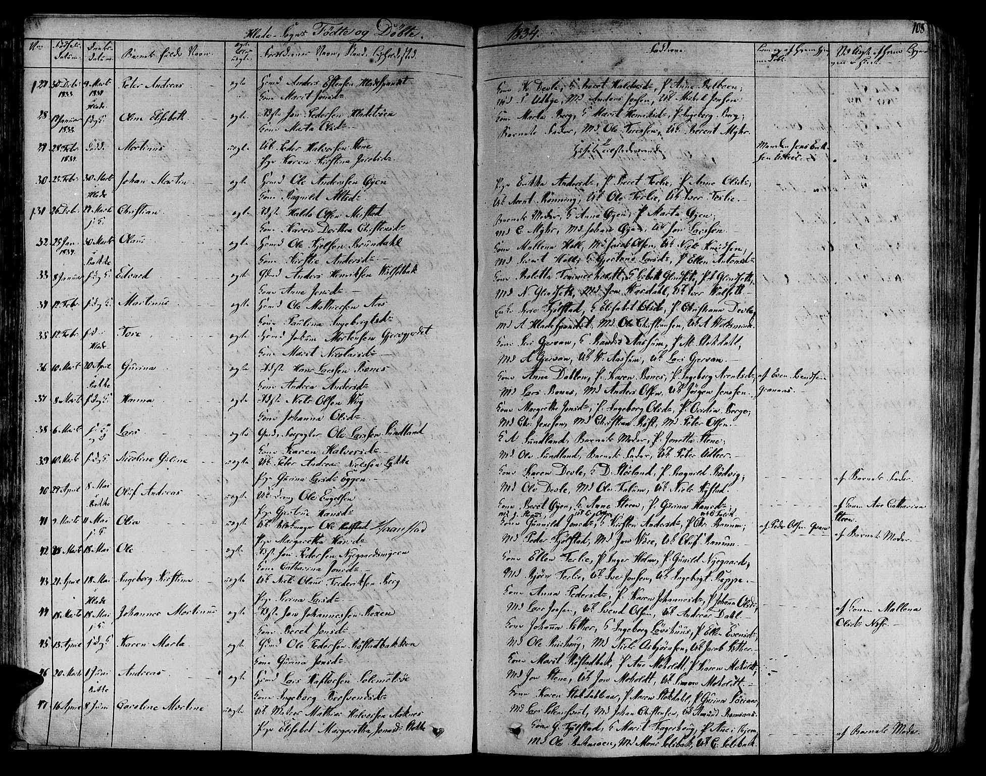 Ministerialprotokoller, klokkerbøker og fødselsregistre - Sør-Trøndelag, SAT/A-1456/606/L0286: Parish register (official) no. 606A04 /1, 1823-1840, p. 108