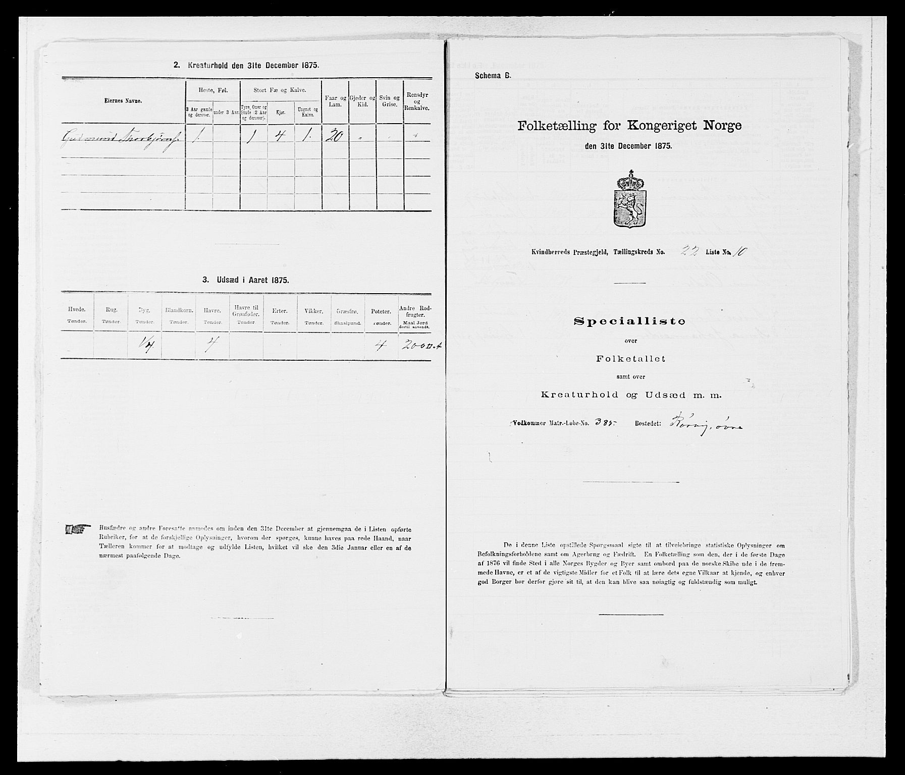 SAB, 1875 census for 1224P Kvinnherad, 1875, p. 1475