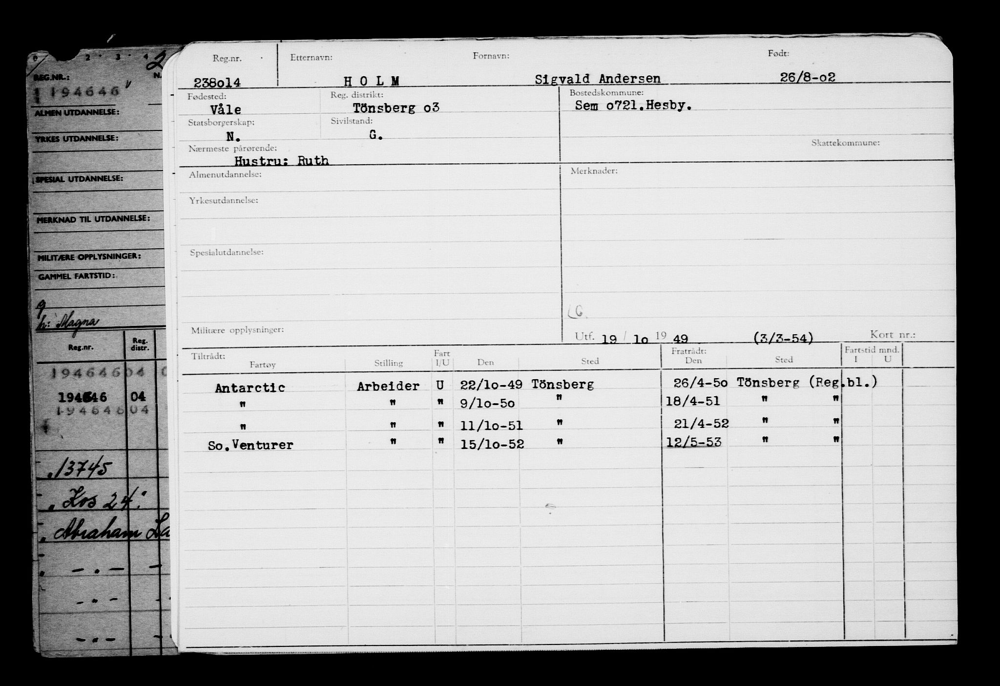 Direktoratet for sjømenn, RA/S-3545/G/Gb/L0045: Hovedkort, 1902, p. 535