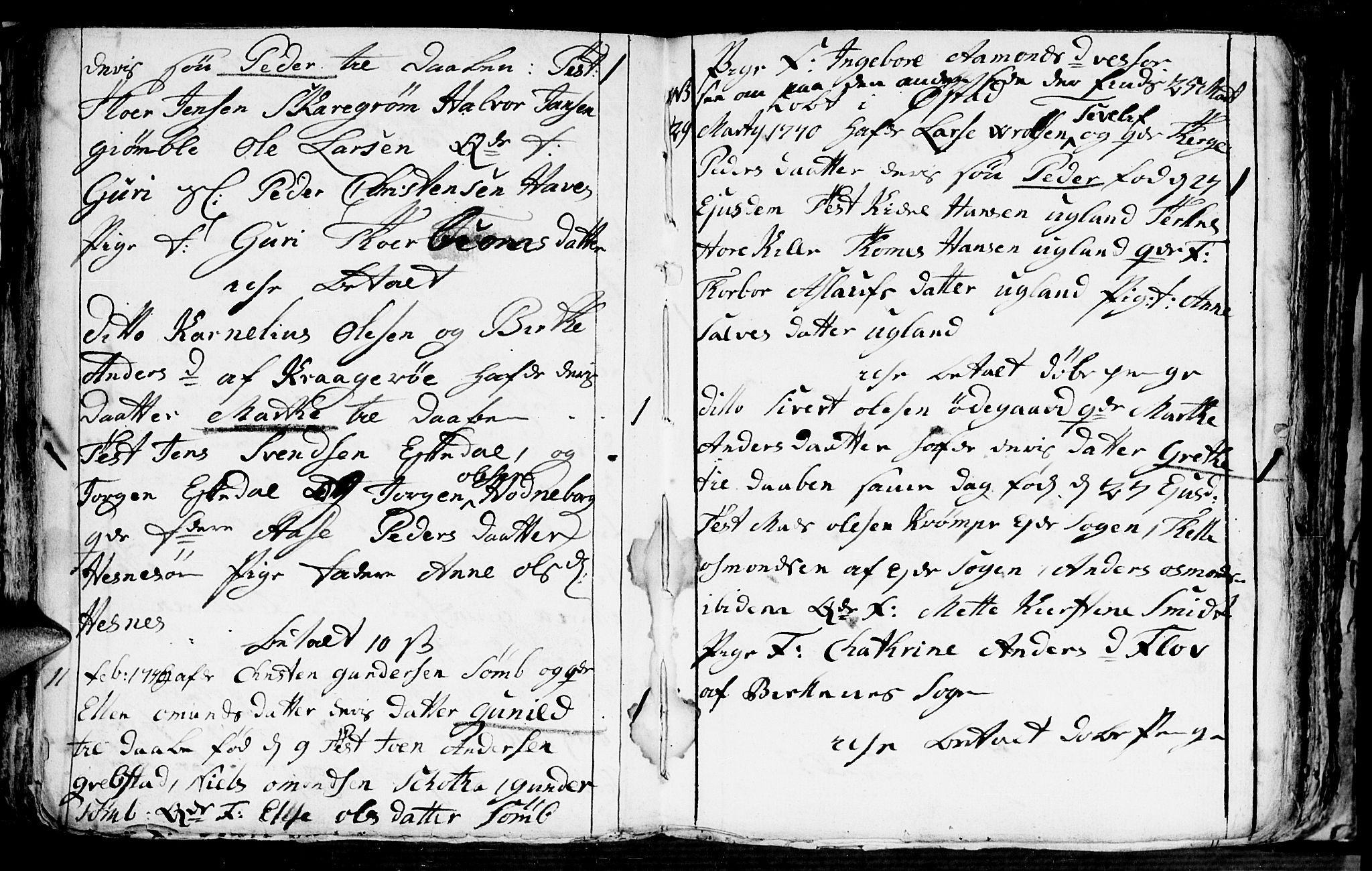 Fjære sokneprestkontor, AV/SAK-1111-0011/F/Fb/L0004: Parish register (copy) no. B 4, 1766-1785, p. 57b-58a