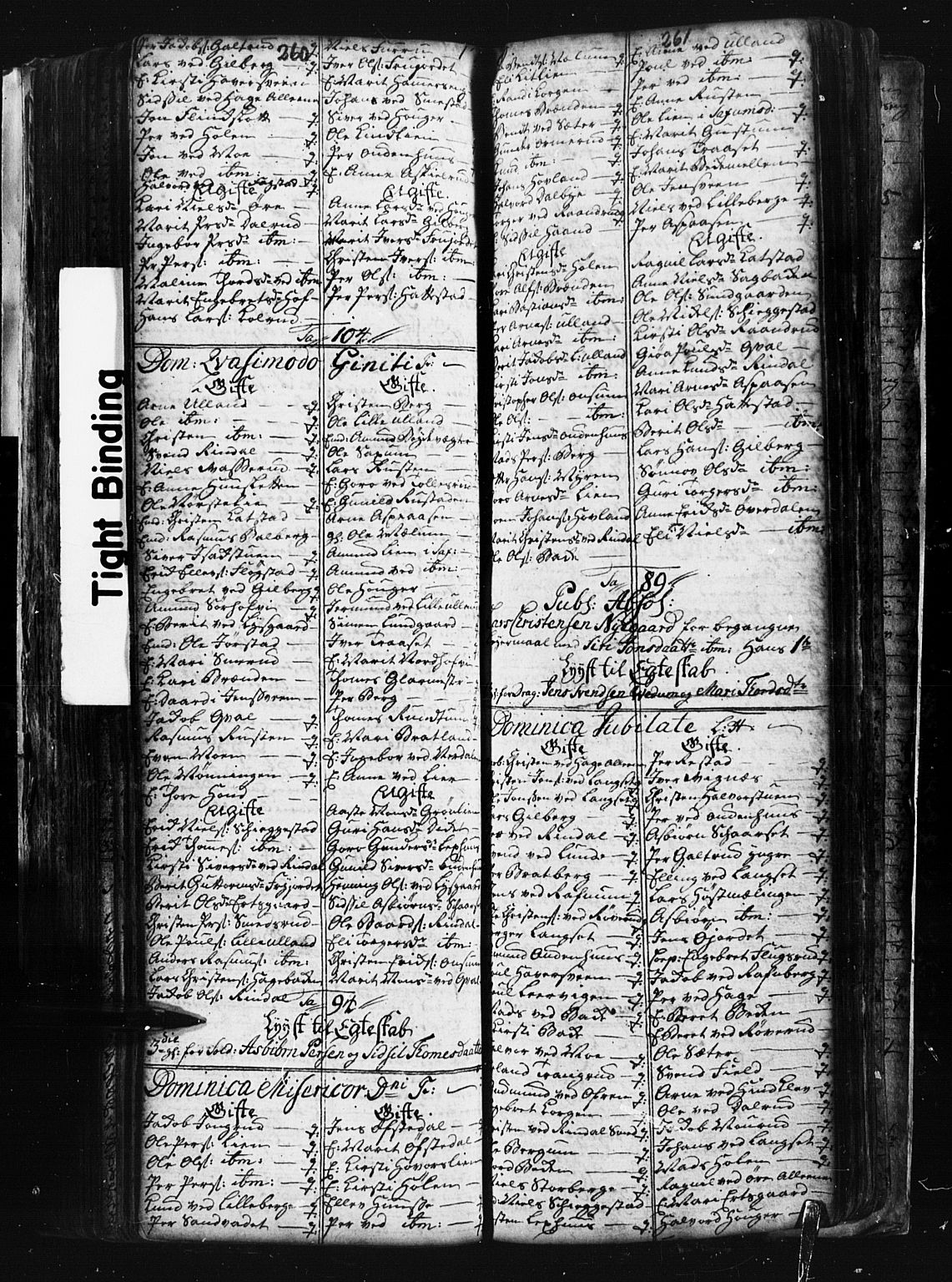 Fåberg prestekontor, SAH/PREST-086/H/Ha/Hab/L0001: Parish register (copy) no. 1, 1727-1767, p. 260-261