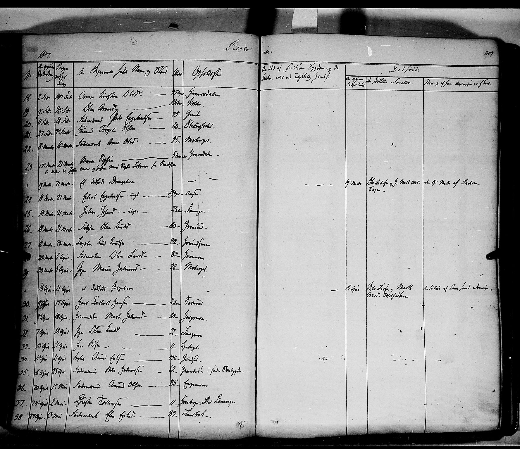 Elverum prestekontor, AV/SAH-PREST-044/H/Ha/Haa/L0009: Parish register (official) no. 9, 1843-1856, p. 207