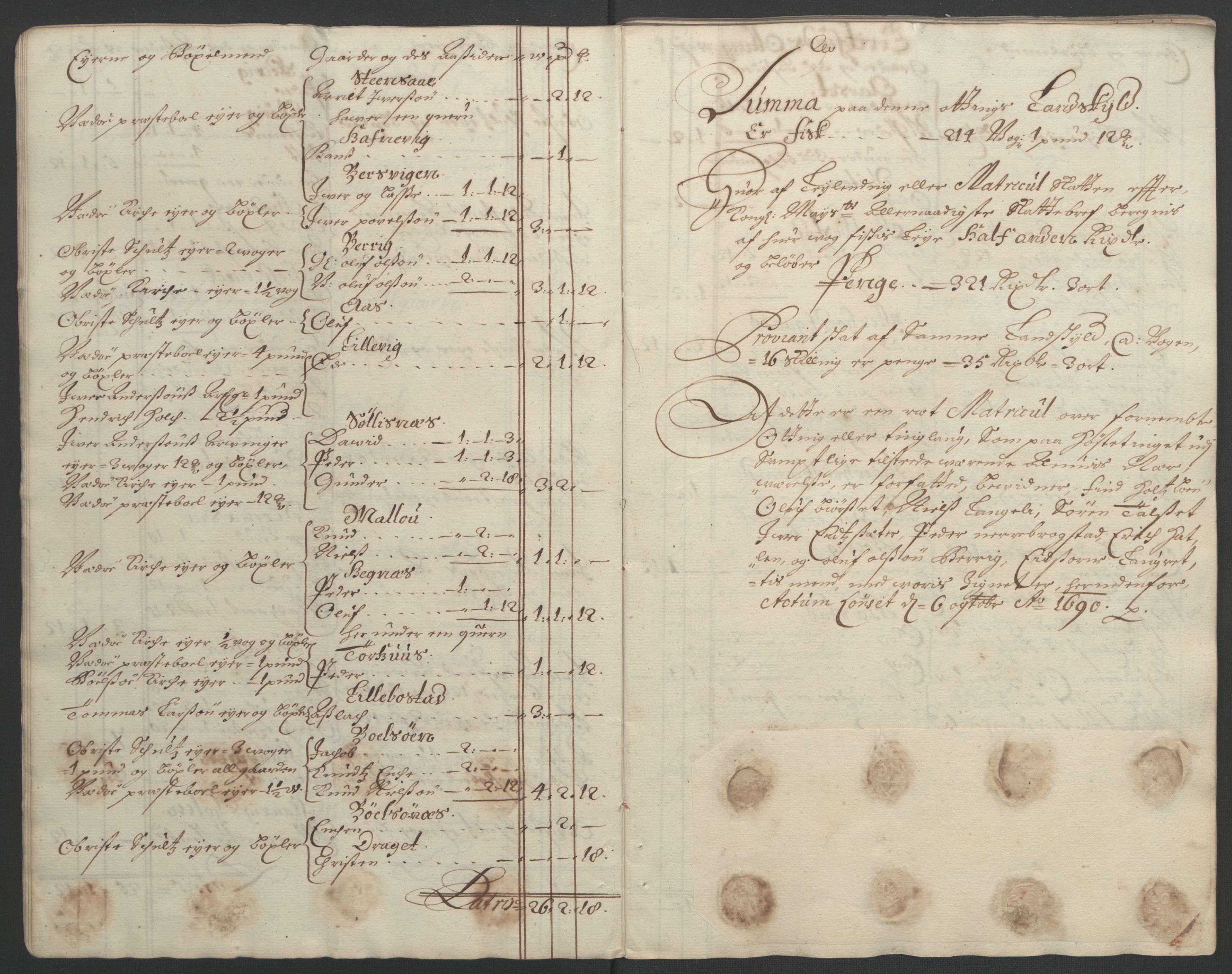 Rentekammeret inntil 1814, Reviderte regnskaper, Fogderegnskap, RA/EA-4092/R55/L3649: Fogderegnskap Romsdal, 1690-1691, p. 16