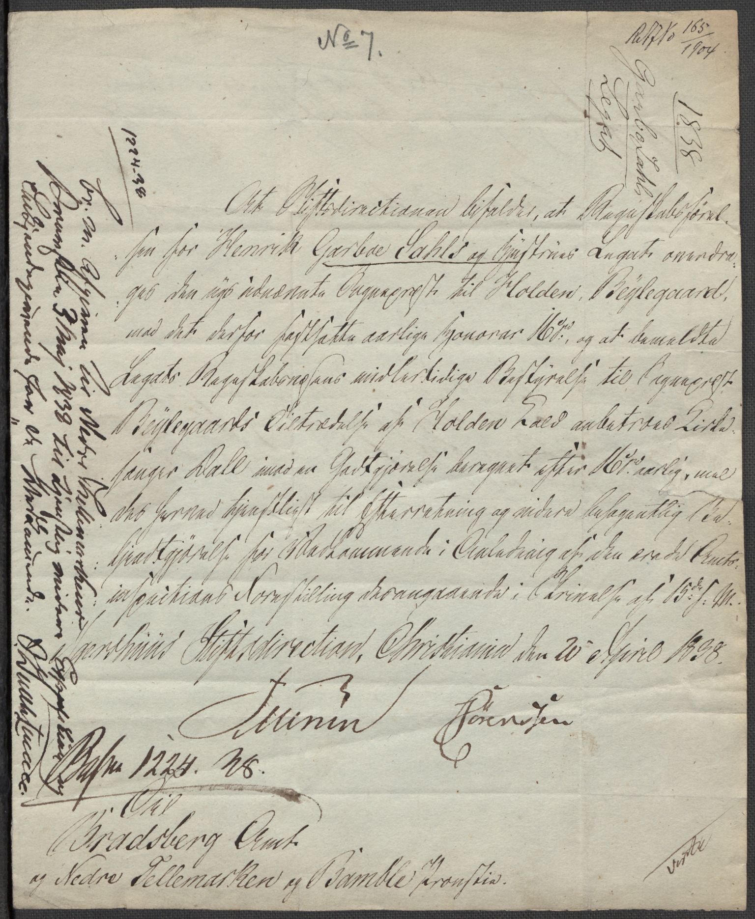 Riksarkivets diplomsamling, RA/EA-5965/F15/L0026: Prestearkiv - Telemark, 1575-1838, p. 214