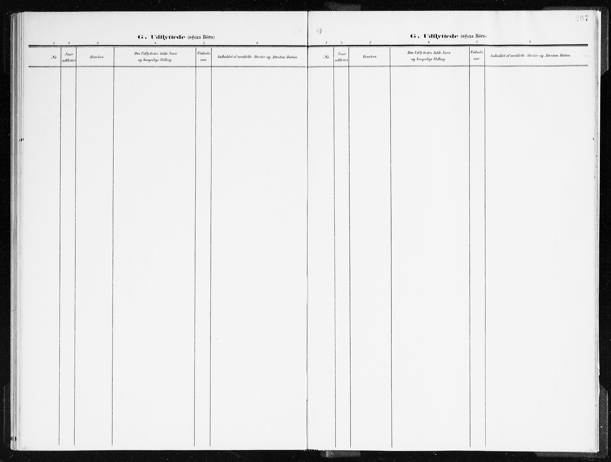 Gloppen sokneprestembete, AV/SAB-A-80101/H/Haa/Haac/L0003: Parish register (official) no. C 3, 1904-1921, p. 267