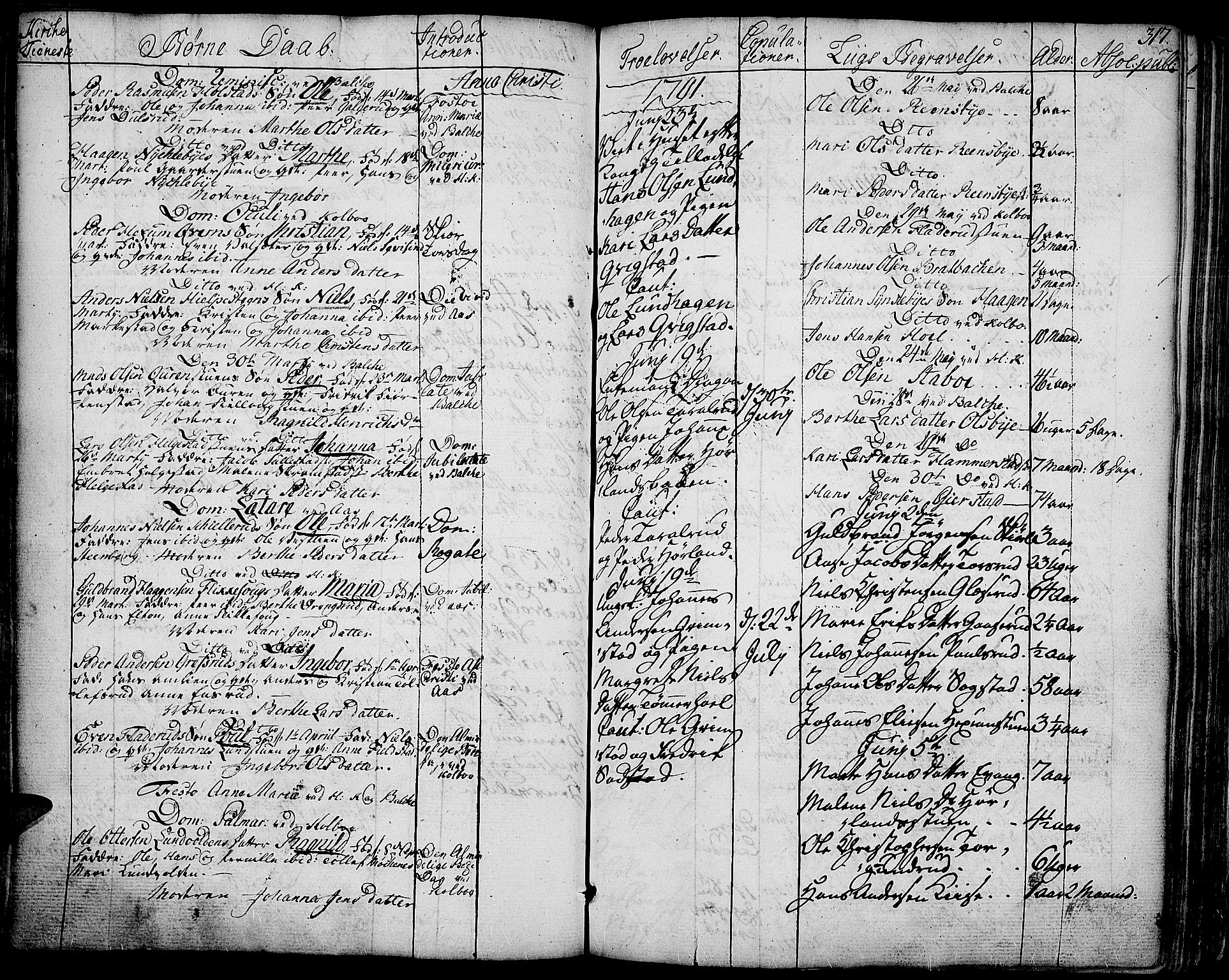 Toten prestekontor, AV/SAH-PREST-102/H/Ha/Haa/L0006: Parish register (official) no. 6, 1773-1793, p. 317