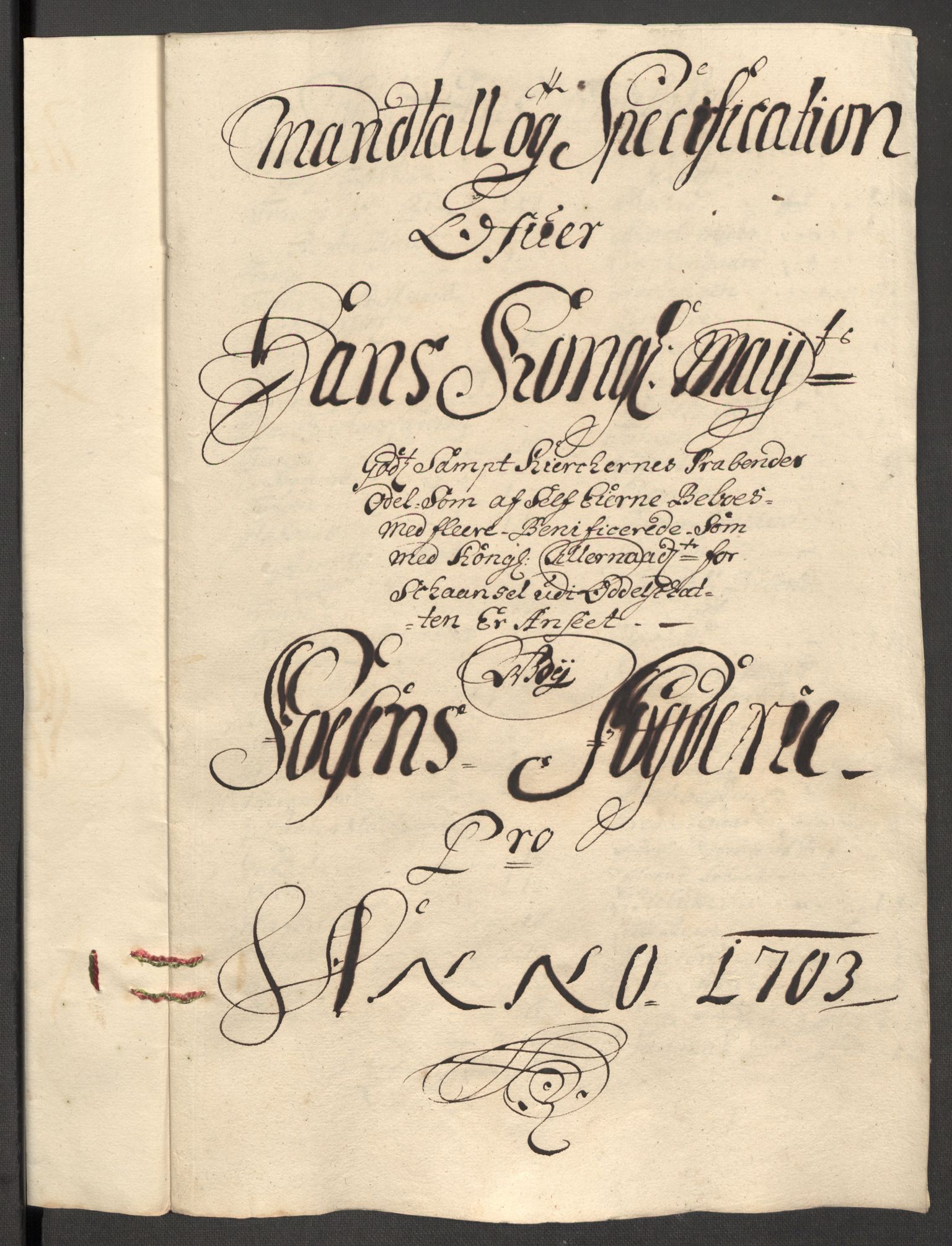 Rentekammeret inntil 1814, Reviderte regnskaper, Fogderegnskap, RA/EA-4092/R57/L3855: Fogderegnskap Fosen, 1702-1703, p. 358