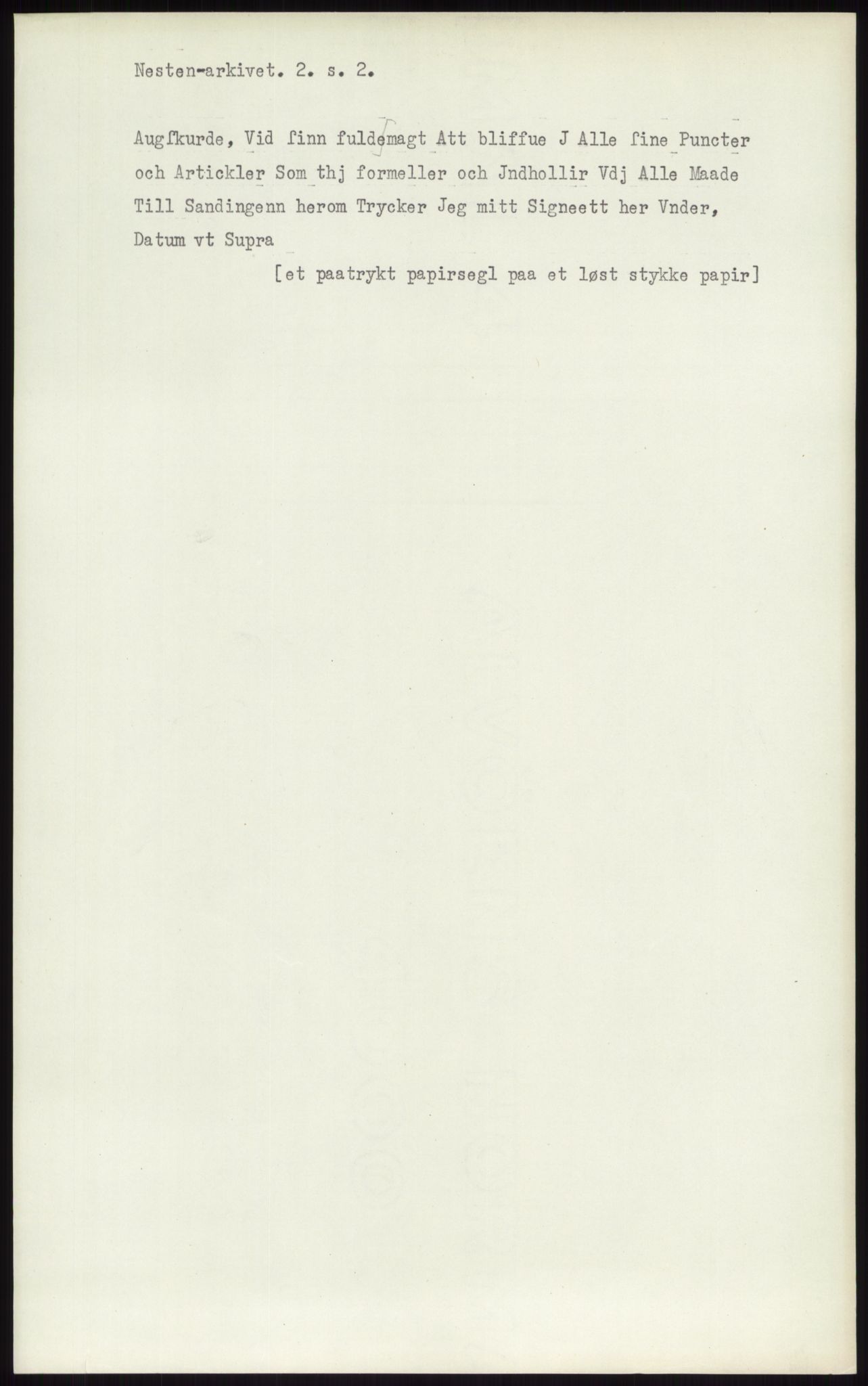 Samlinger til kildeutgivelse, Diplomavskriftsamlingen, RA/EA-4053/H/Ha, p. 1724