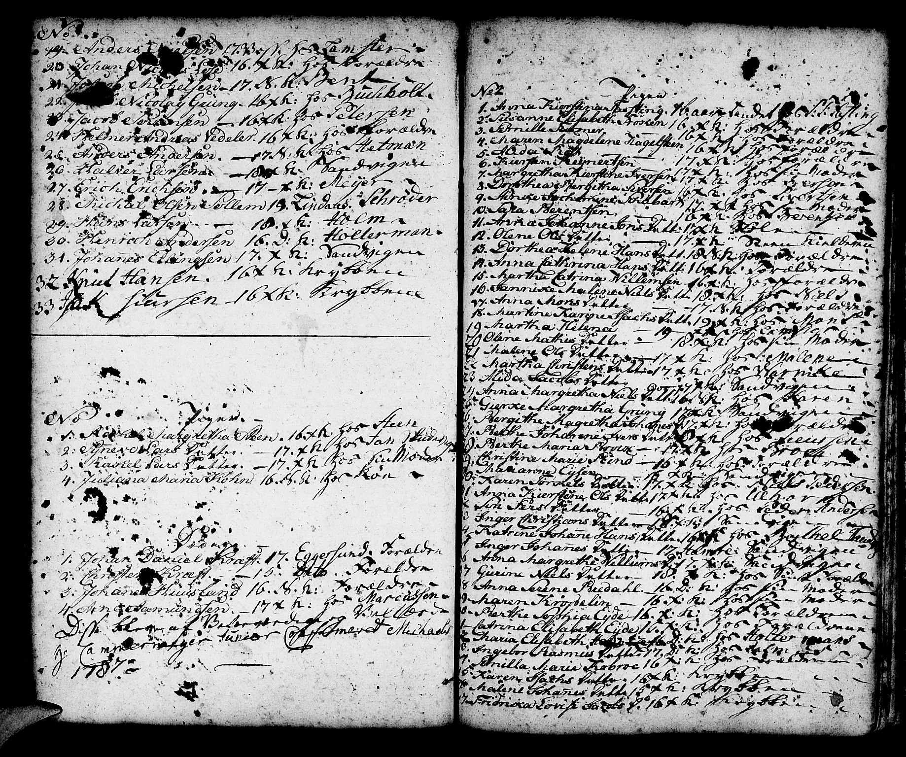 Korskirken sokneprestembete, SAB/A-76101/H/Haa/L0007: Parish register (official) no. A 7, 1736-1839, p. 89