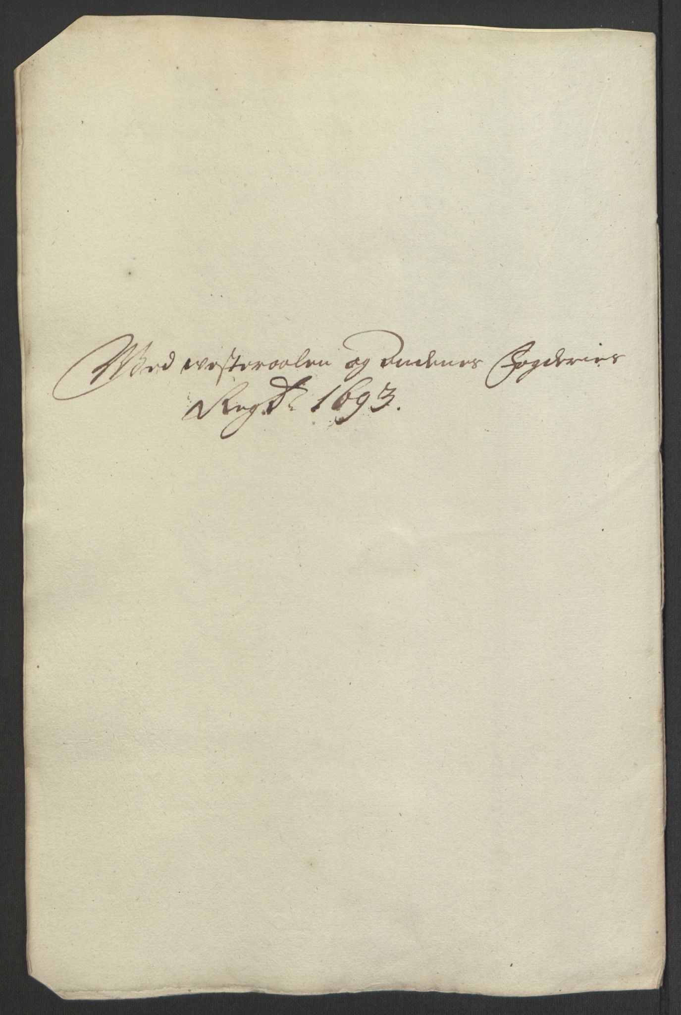 Rentekammeret inntil 1814, Reviderte regnskaper, Fogderegnskap, RA/EA-4092/R67/L4676: Fogderegnskap Vesterålen, Andenes og Lofoten, 1691-1693, p. 336