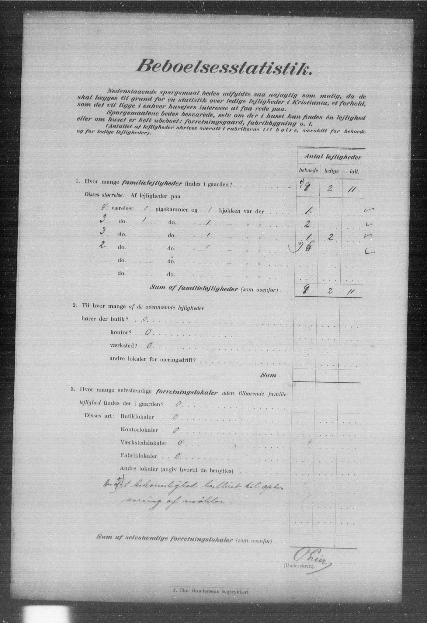 OBA, Municipal Census 1903 for Kristiania, 1903, p. 24572