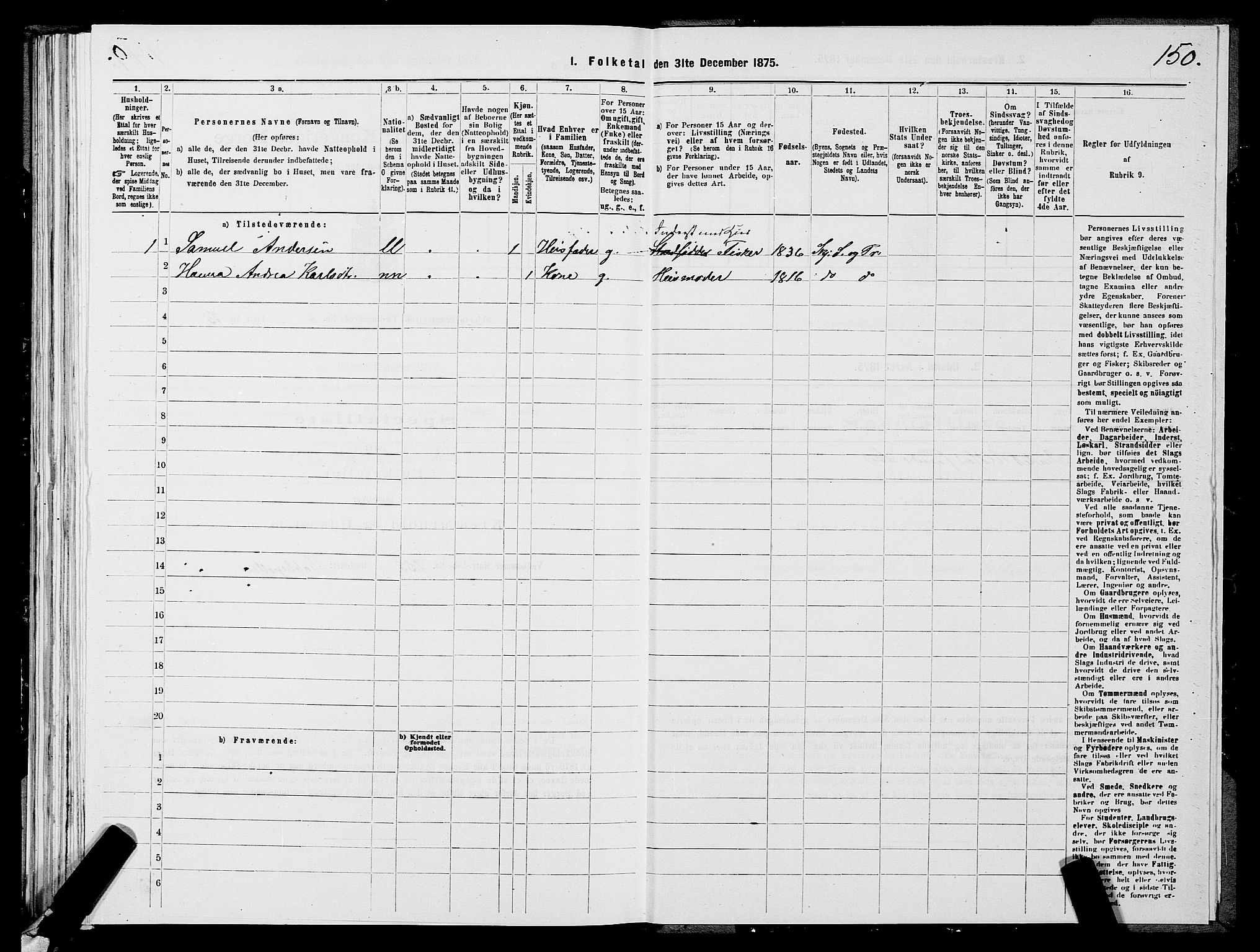 SATØ, 1875 census for 1941P Skjervøy, 1875, p. 5150