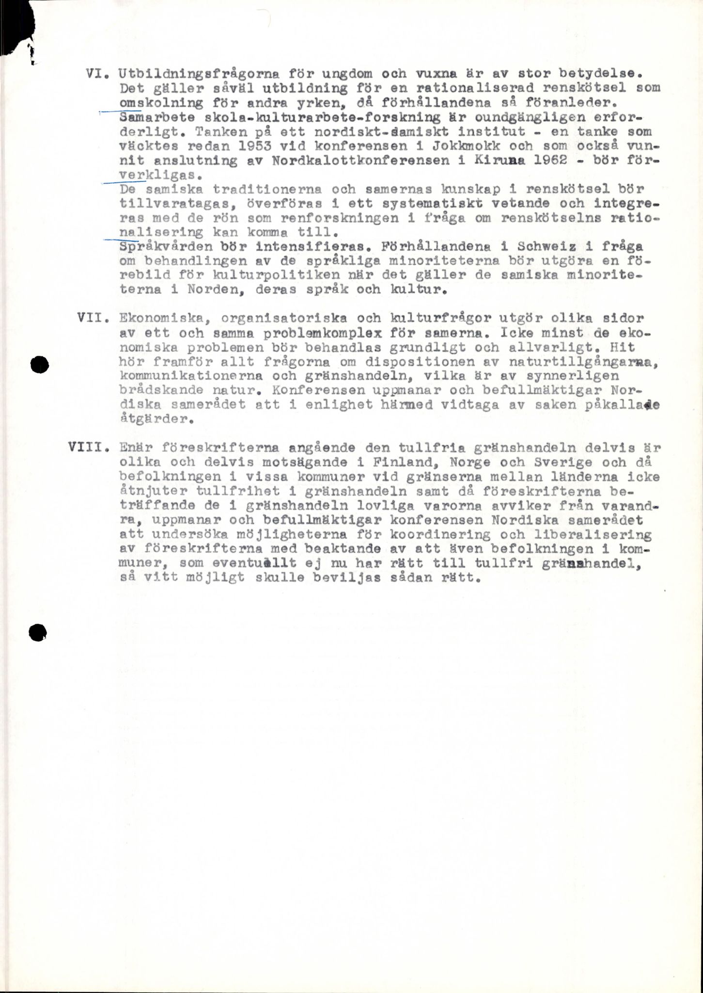 Sámiráđđi / Saami Council, SAMI/PA-1126/X/L0004: Saami Conference IV, 1962