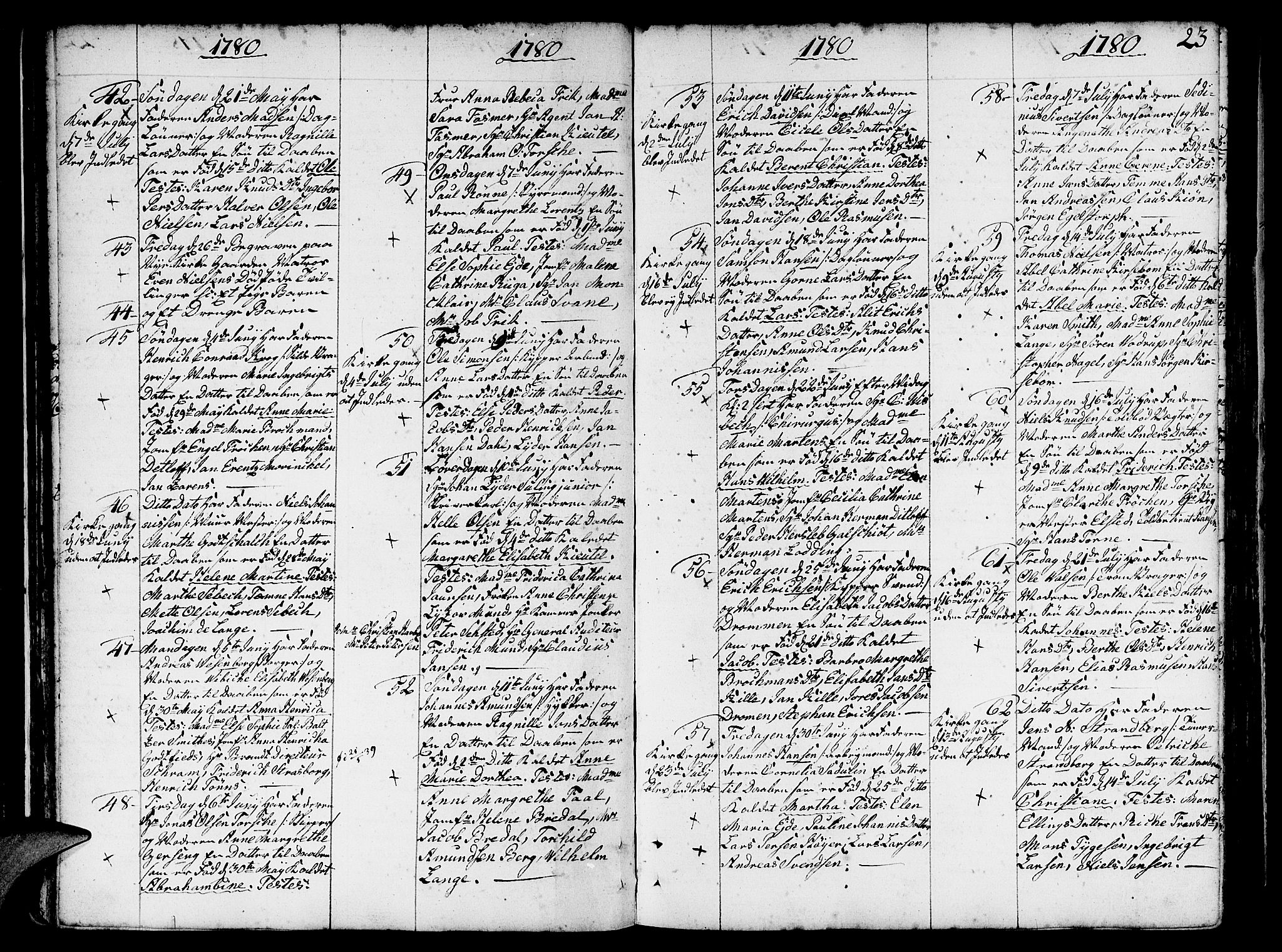 Nykirken Sokneprestembete, AV/SAB-A-77101/H/Haa/L0005: Parish register (official) no. A 5, 1775-1808, p. 23