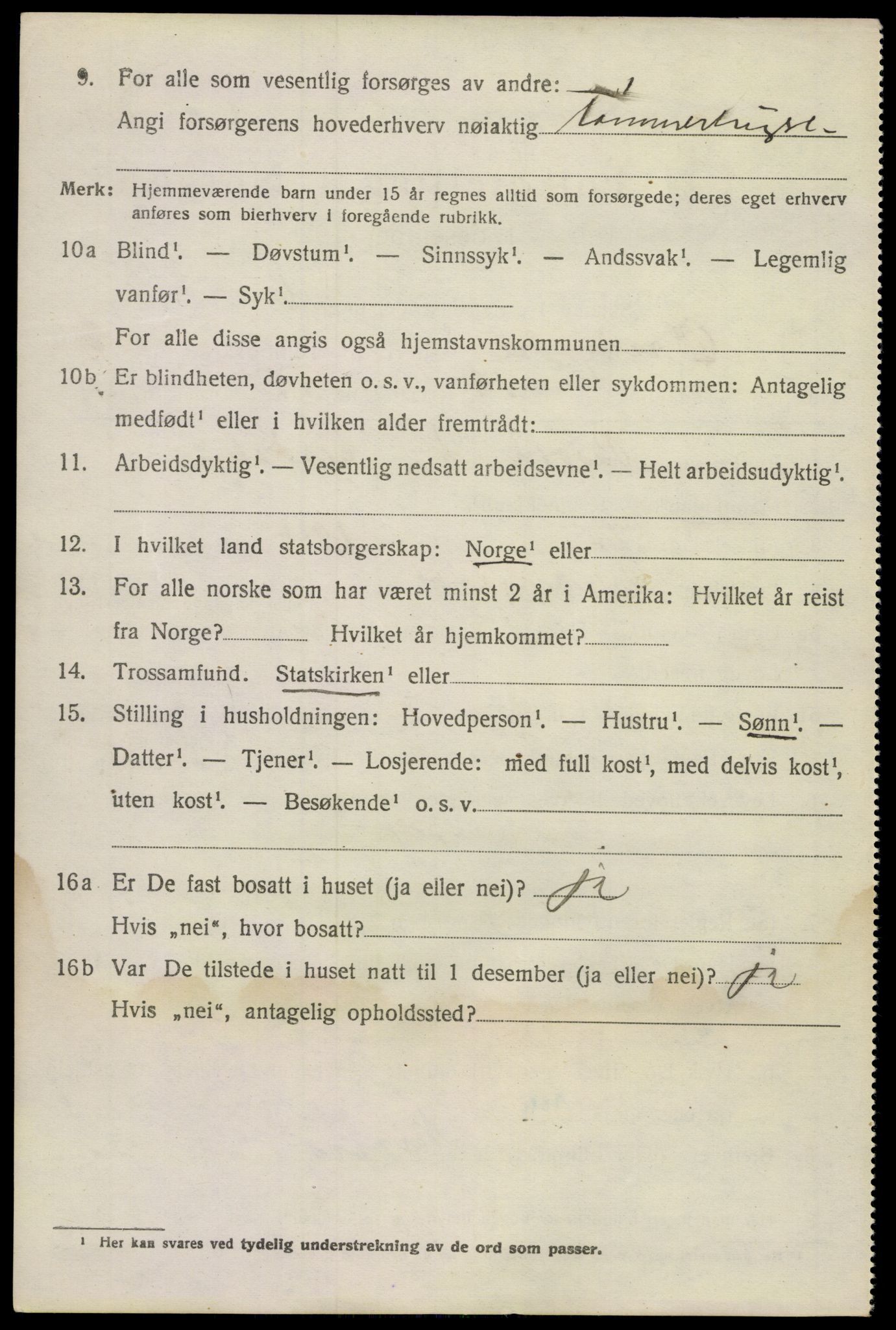 SAKO, 1920 census for Drangedal, 1920, p. 4468