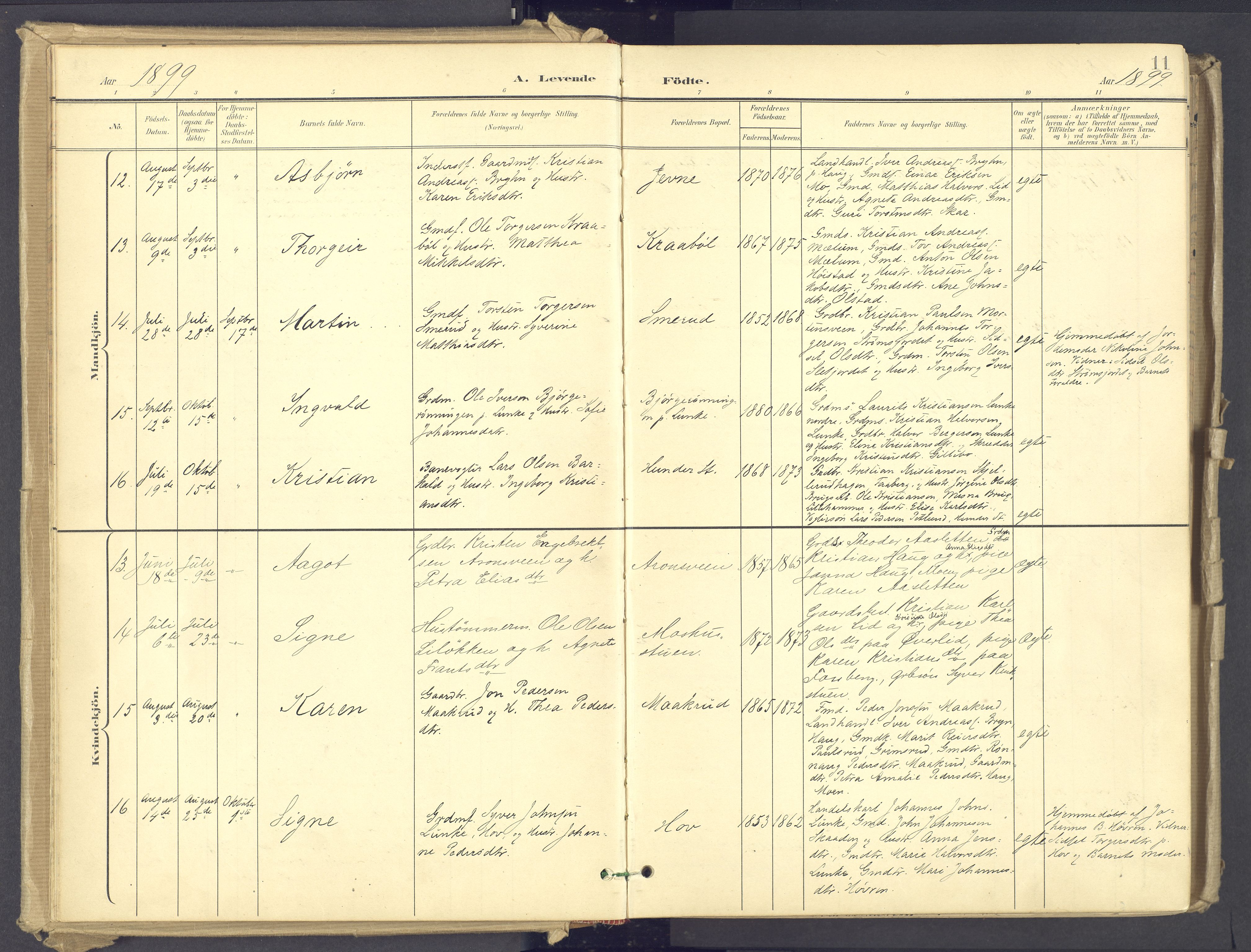 Øyer prestekontor, AV/SAH-PREST-084/H/Ha/Haa/L0012: Parish register (official) no. 12, 1897-1920, p. 11