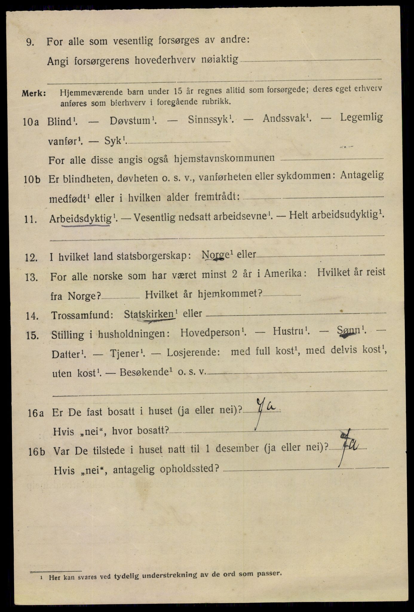 SAO, 1920 census for Fredrikstad, 1920, p. 18552