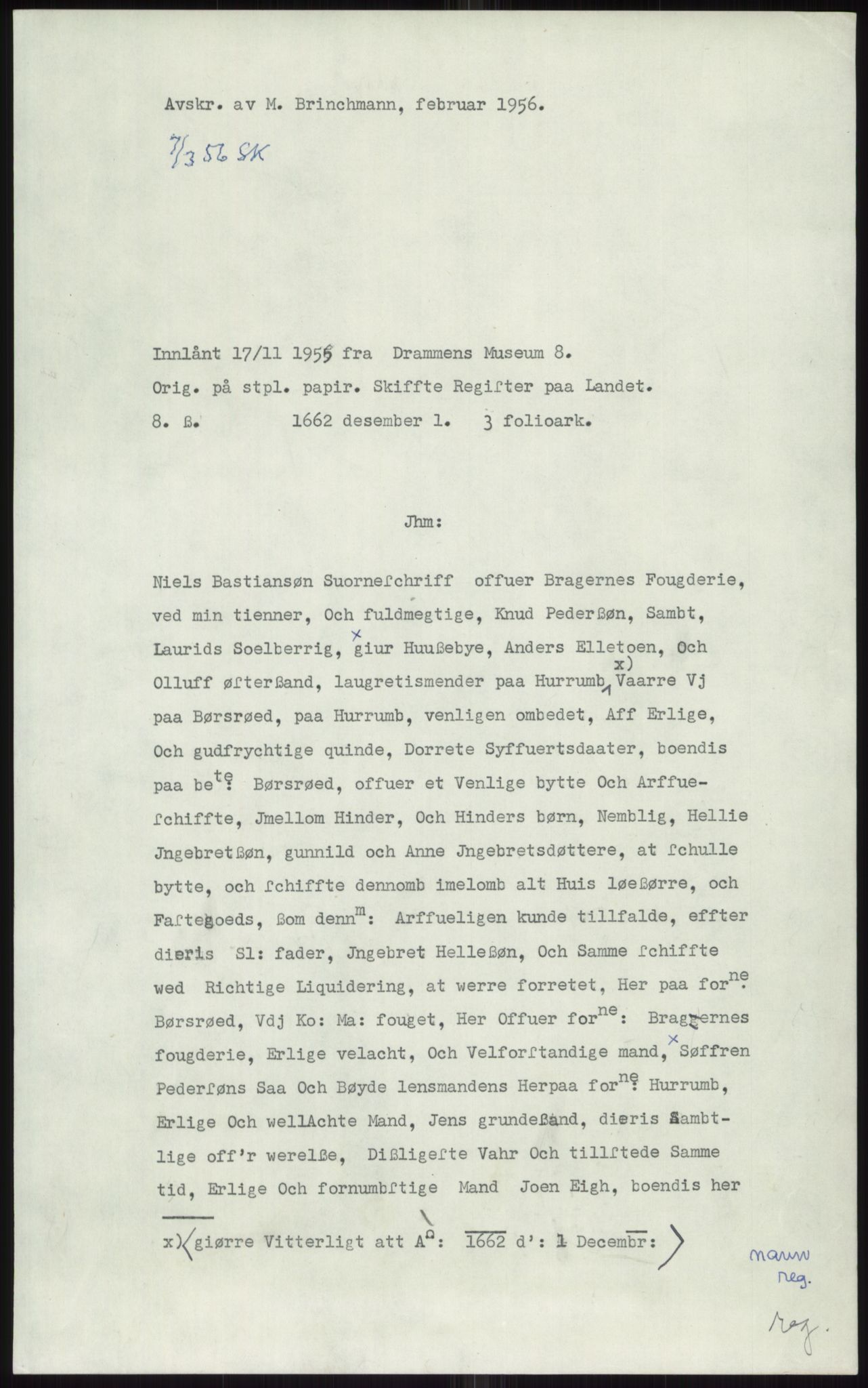 Samlinger til kildeutgivelse, Diplomavskriftsamlingen, AV/RA-EA-4053/H/Ha, p. 1634