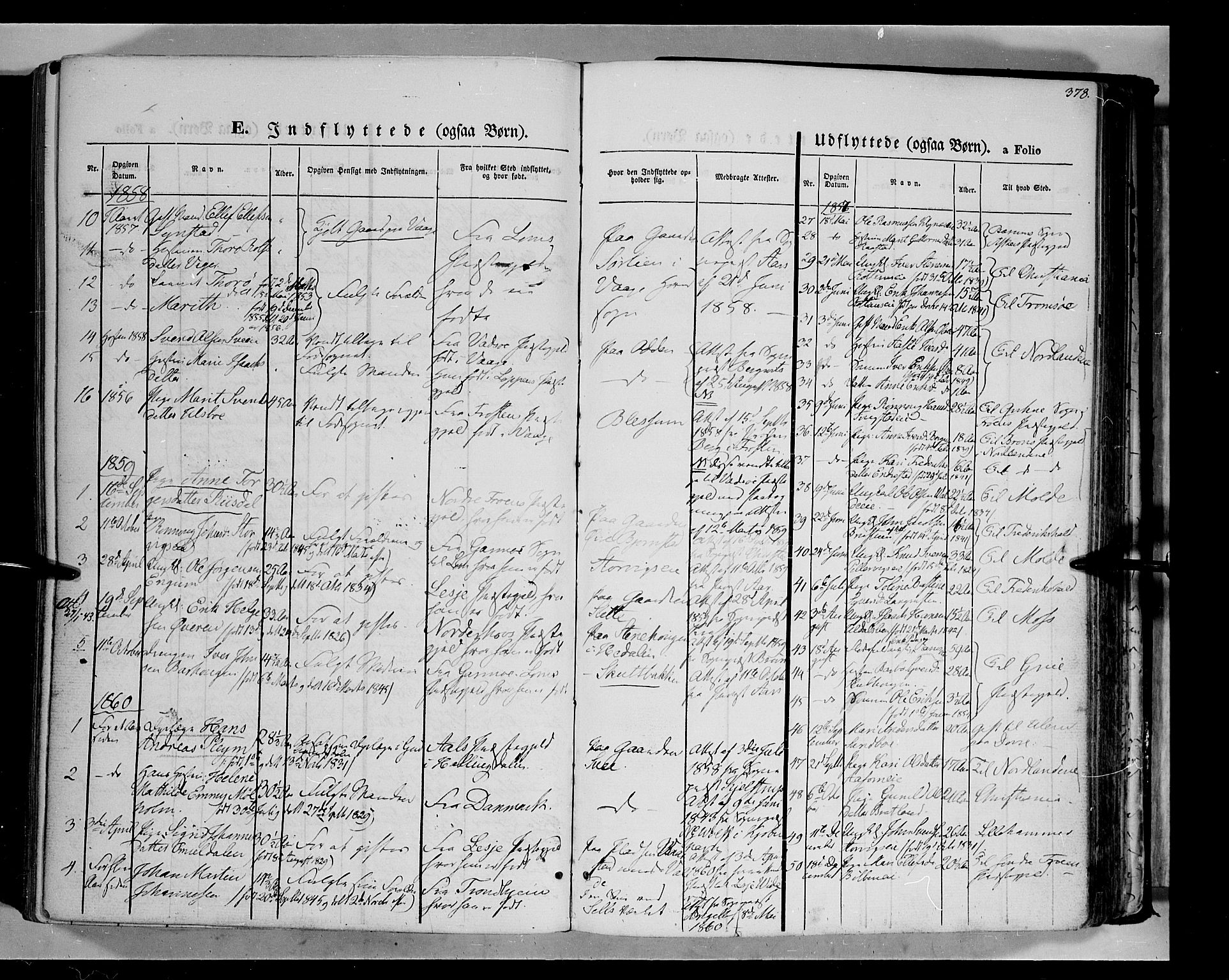 Vågå prestekontor, SAH/PREST-076/H/Ha/Haa/L0006: Parish register (official) no. 6 /1, 1856-1872, p. 378