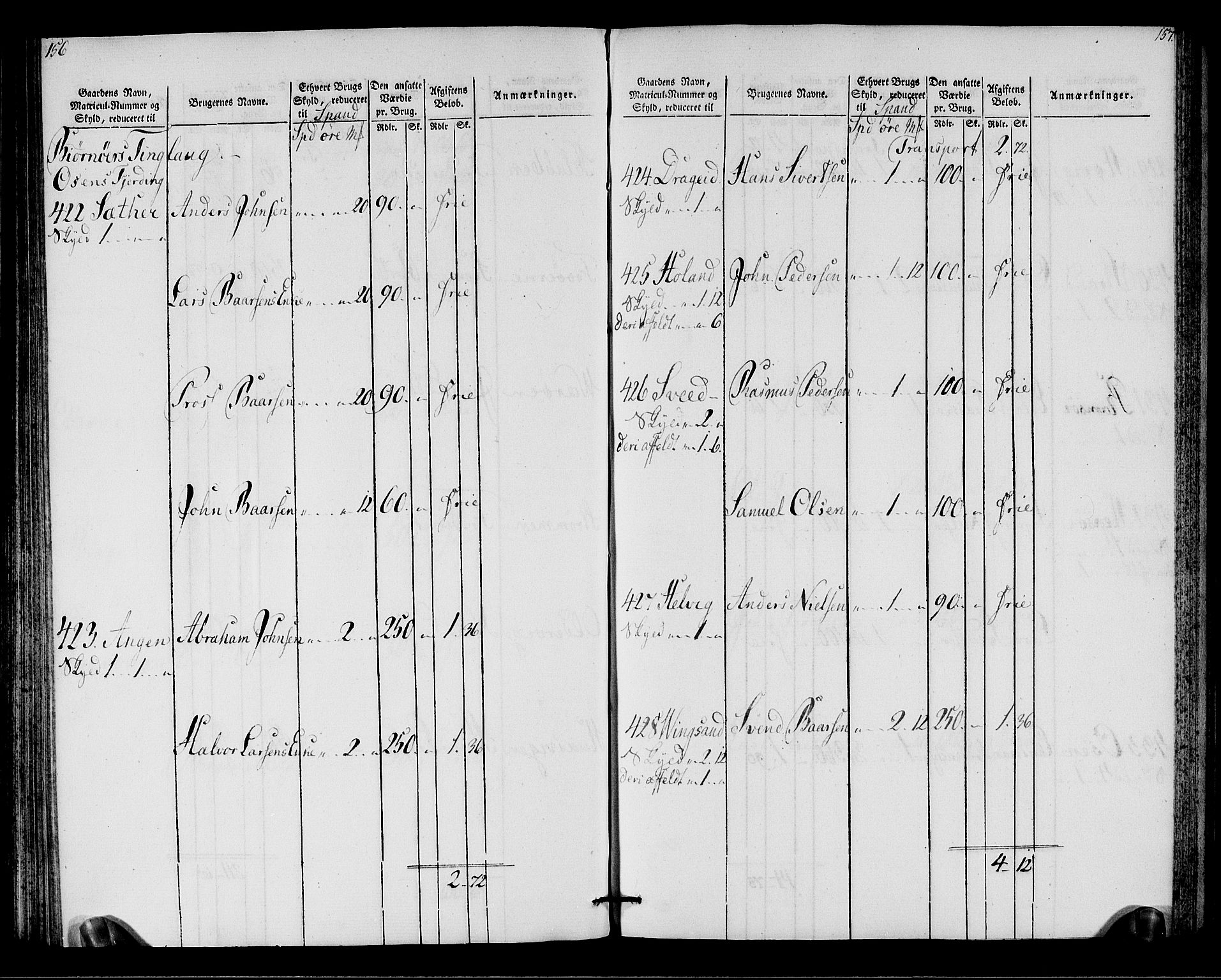 Rentekammeret inntil 1814, Realistisk ordnet avdeling, AV/RA-EA-4070/N/Ne/Nea/L0146: Fosen fogderi. Oppebørselsregister, 1803-1804, p. 81