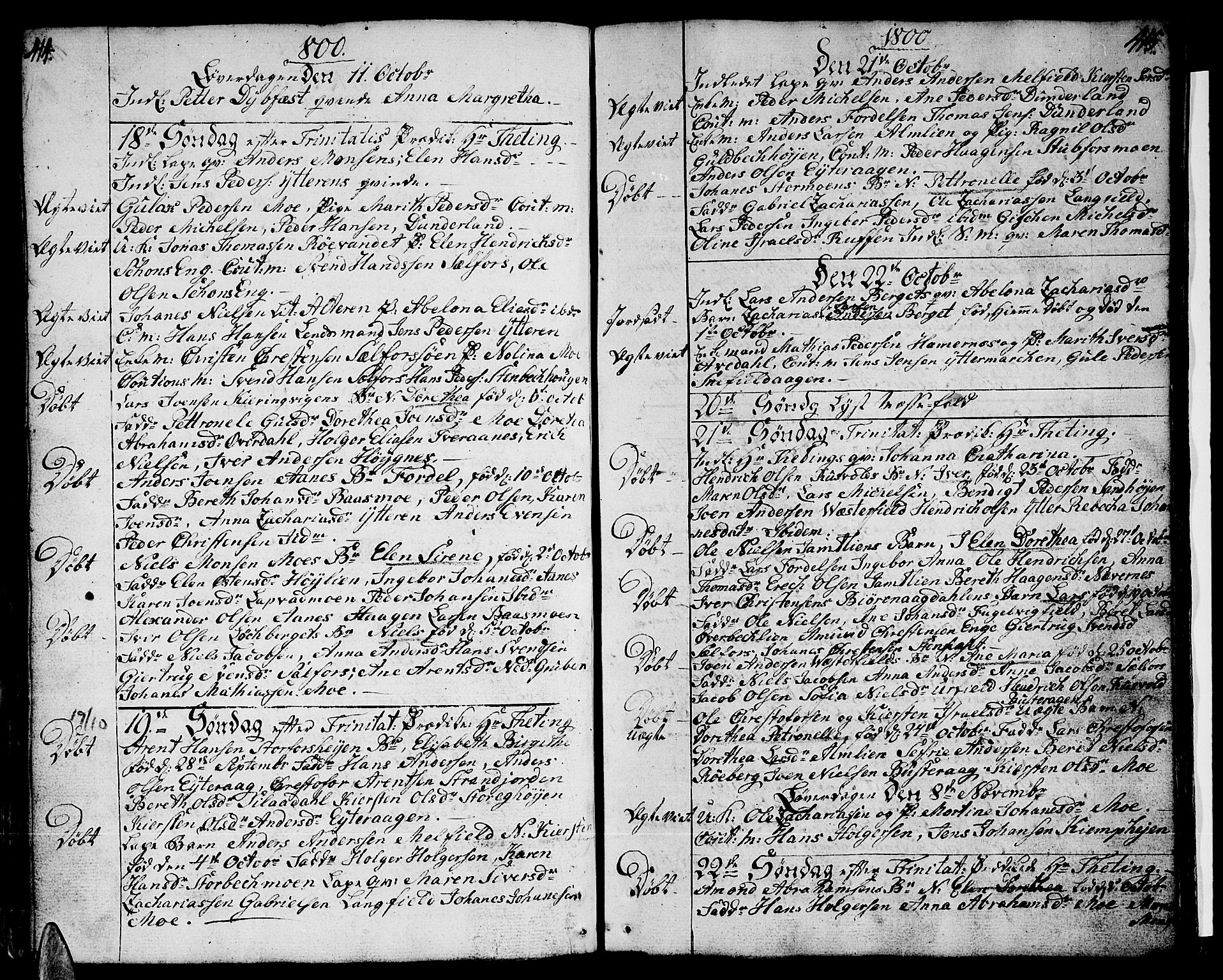 Ministerialprotokoller, klokkerbøker og fødselsregistre - Nordland, SAT/A-1459/825/L0349: Parish register (official) no. 825A05 /2, 1790-1806, p. 414-415