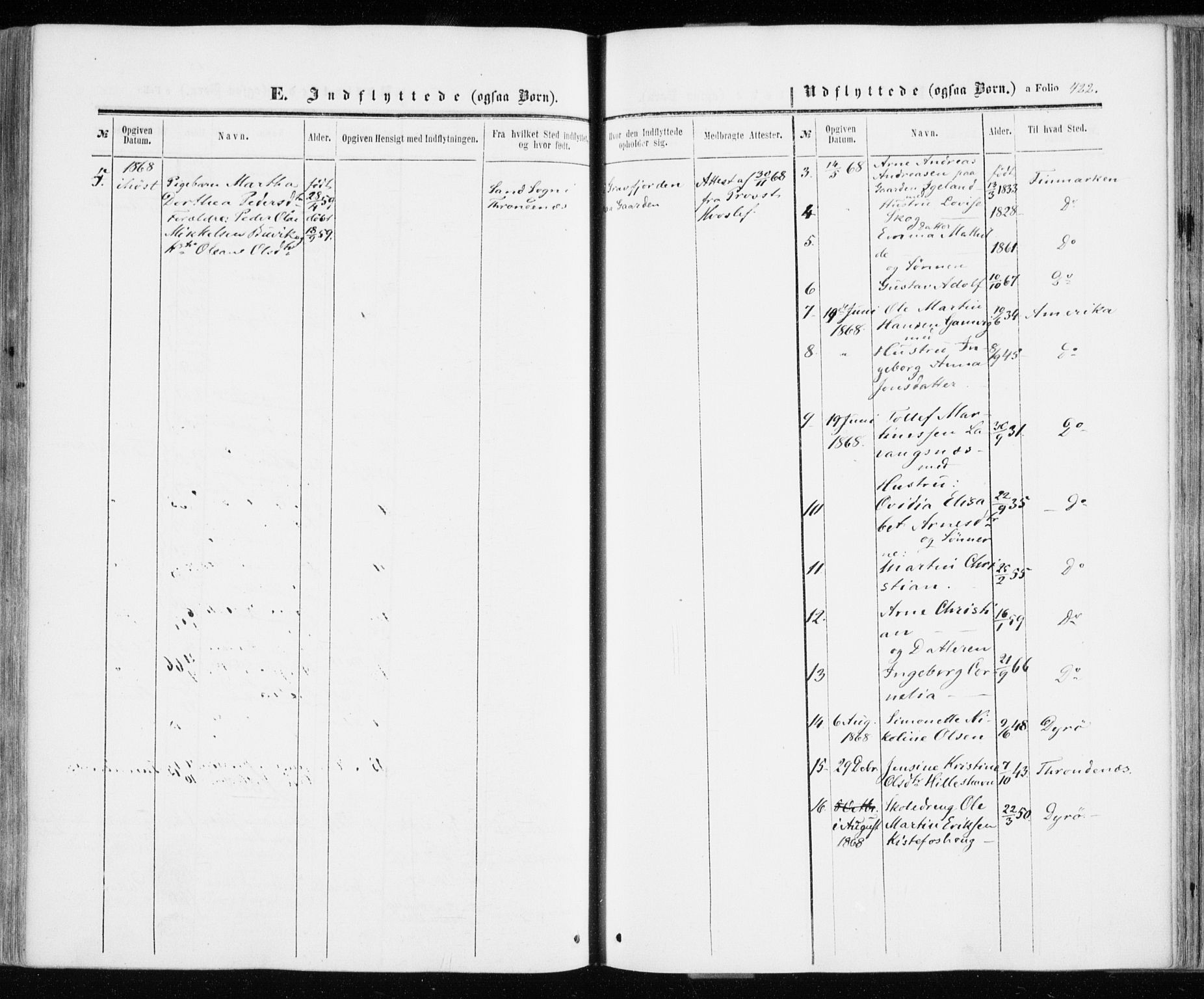 Ibestad sokneprestembete, AV/SATØ-S-0077/H/Ha/Haa/L0009kirke: Parish register (official) no. 9, 1859-1868, p. 422