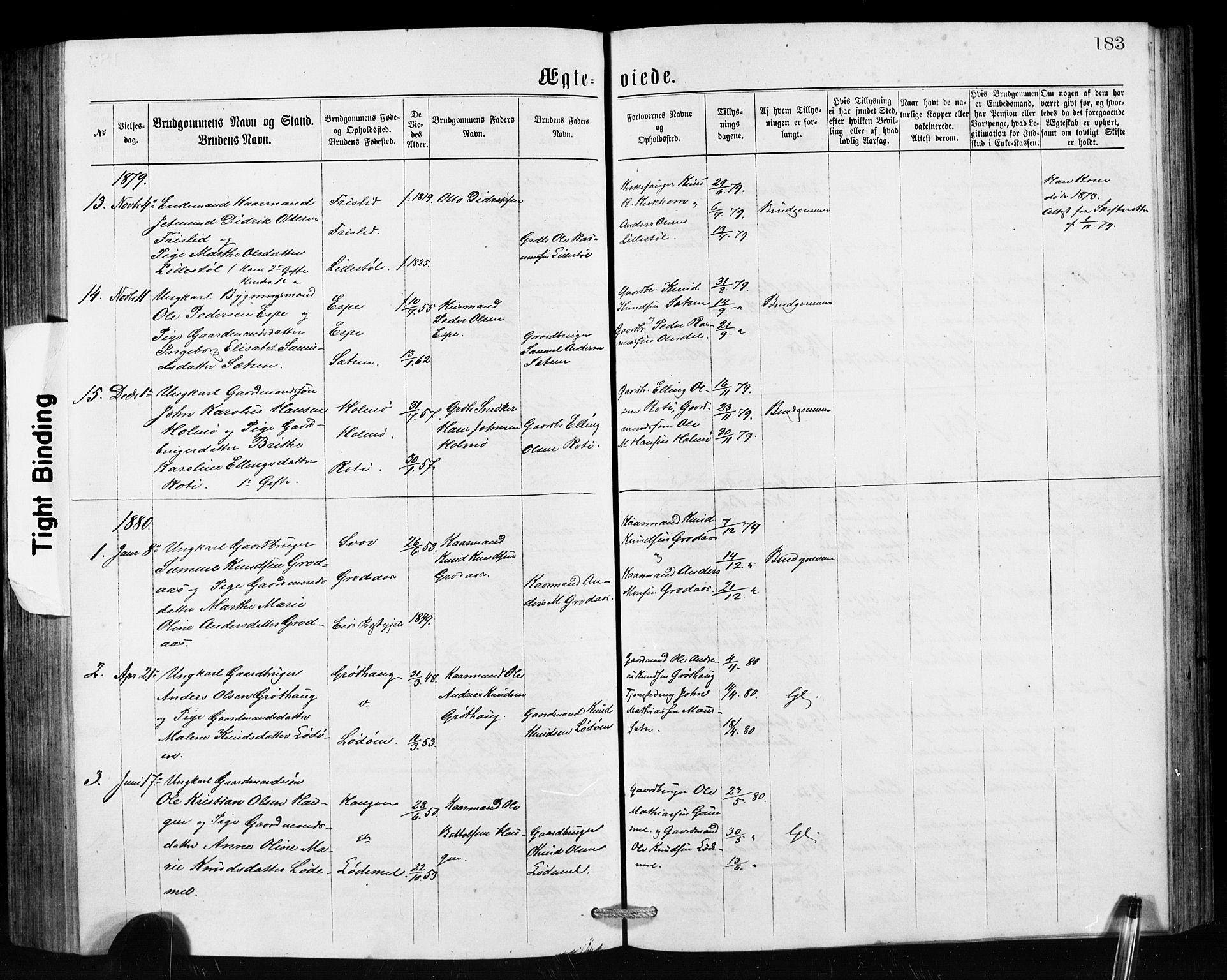 Hornindal sokneprestembete, SAB/A-82401/H/Hab: Parish register (copy) no. A 1, 1876-1894, p. 183