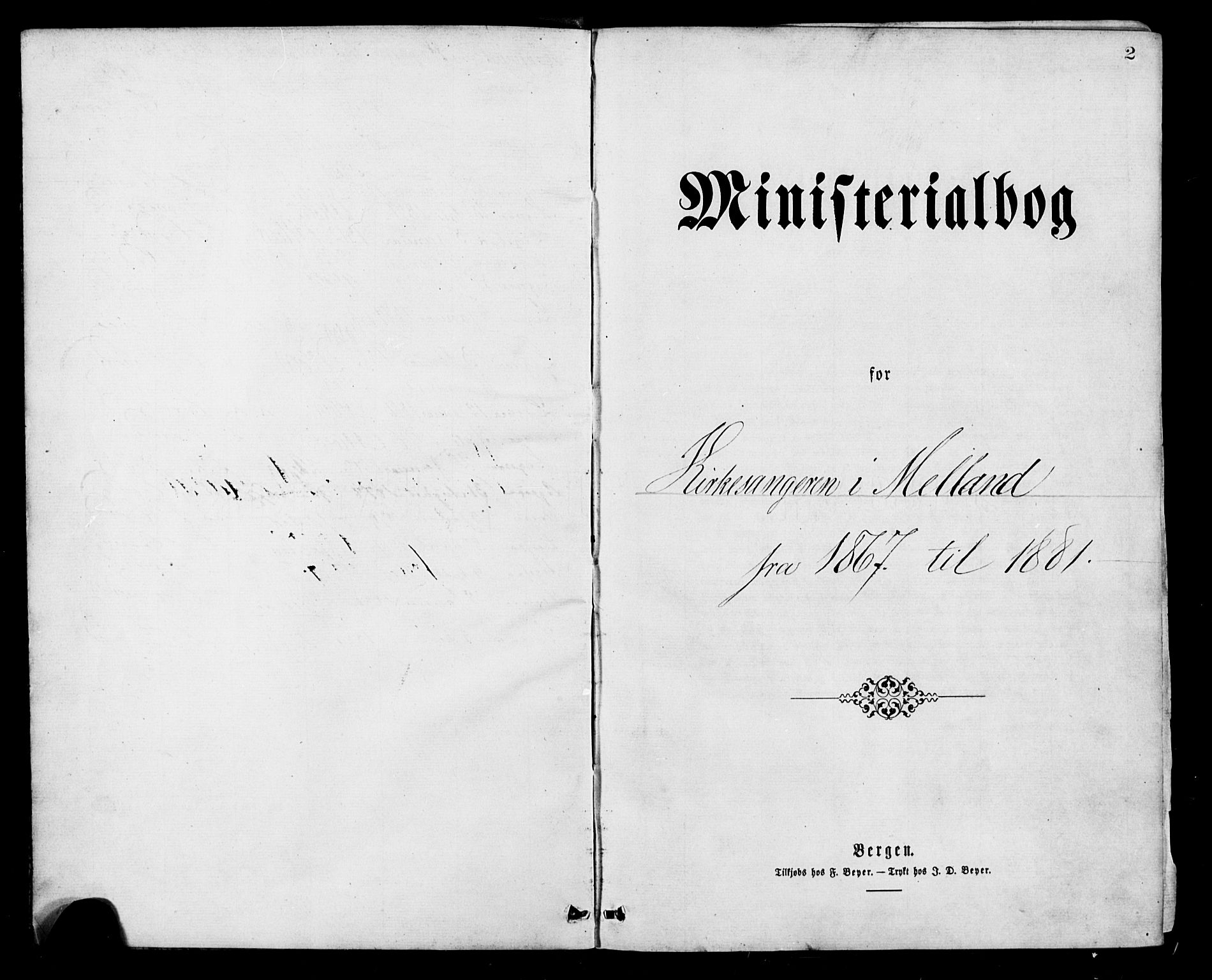 Alversund Sokneprestembete, AV/SAB-A-73901/H/Ha/Hab: Parish register (copy) no. C 2, 1867-1880, p. 2