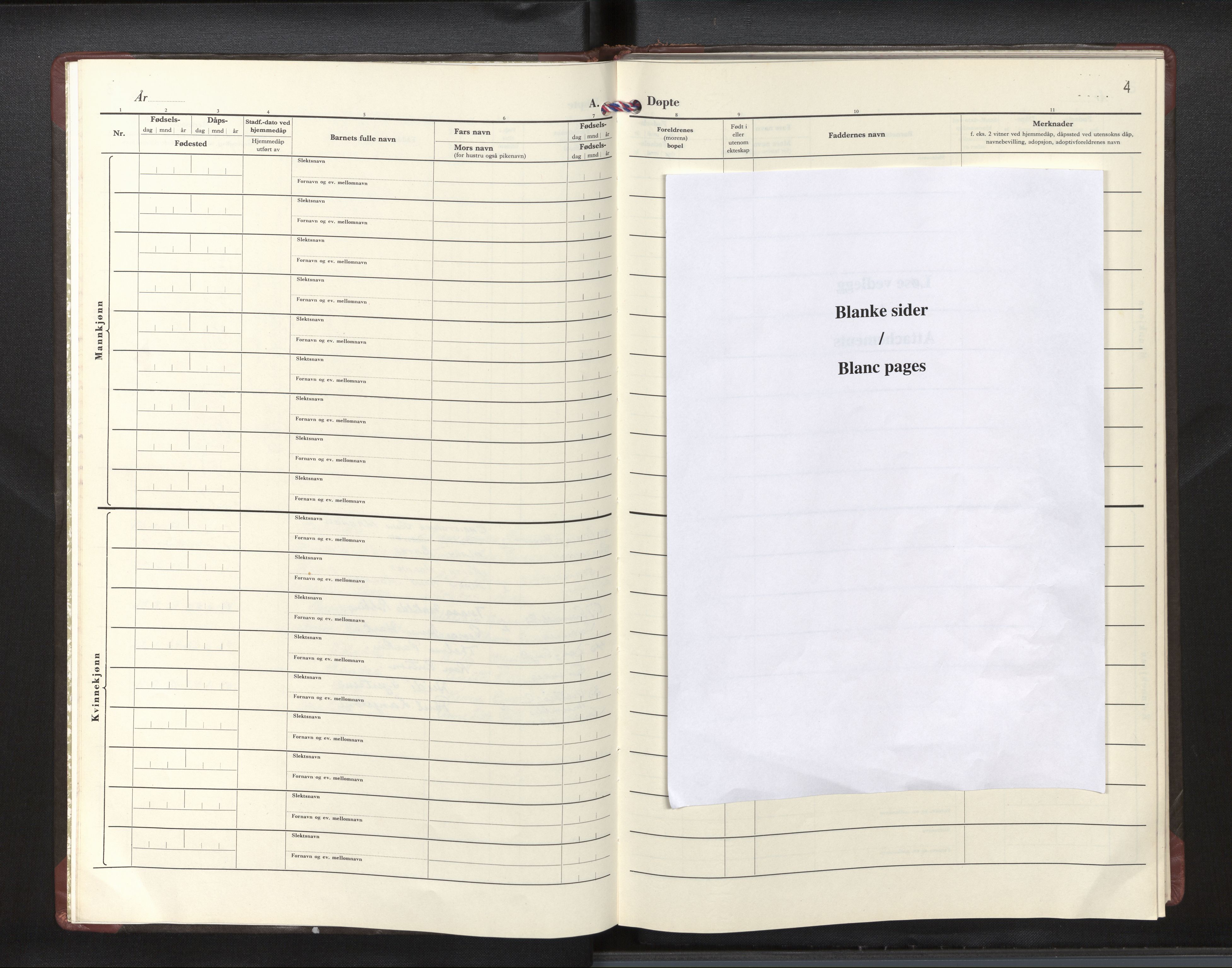 Den norske sjømannsmisjon i utlandet/Bristolhavnene(Cardiff-Swansea), SAB/SAB/PA-0102/H/Ha/Hab/L0001: Parish register (official) no. A 1, 1964-1986, p. 3b-4a