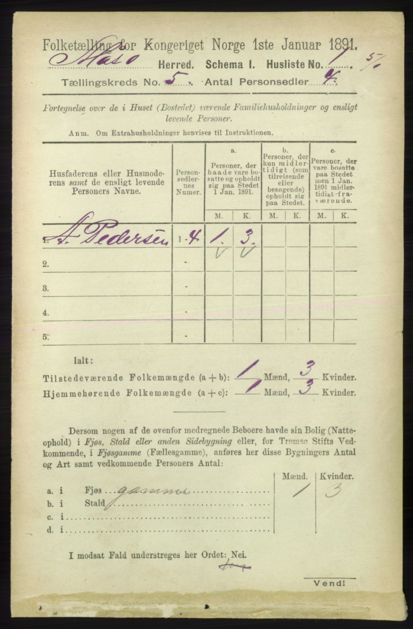 RA, 1891 census for 2018 Måsøy, 1891, p. 655