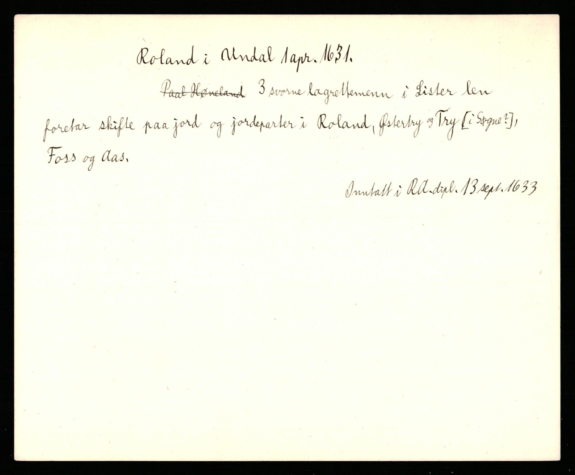 Riksarkivets diplomsamling, AV/RA-EA-5965/F35/F35b/L0007: Riksarkivets diplomer, seddelregister, 1625-1634, p. 377