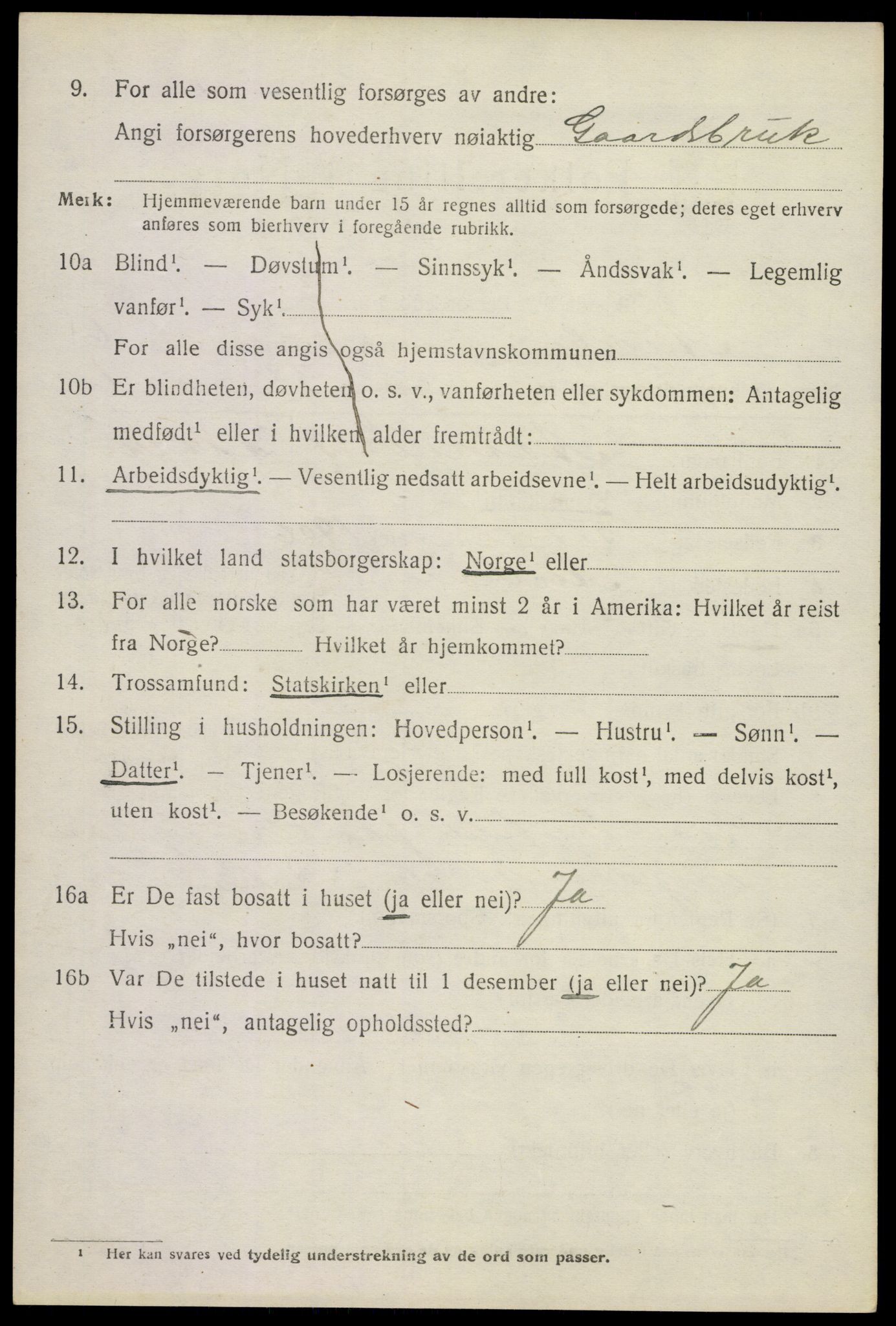 SAKO, 1920 census for Andebu, 1920, p. 2865