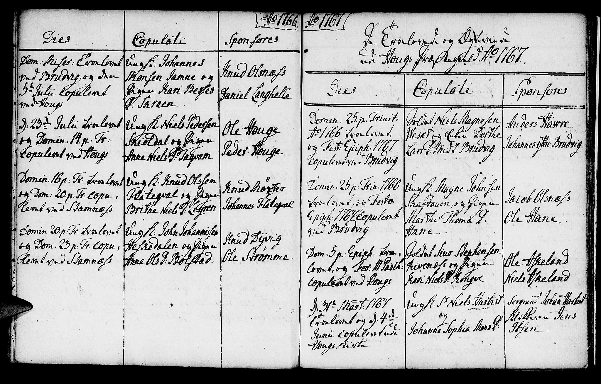 Haus sokneprestembete, SAB/A-75601/H/Haa: Parish register (official) no. A 8, 1754-1769, p. 175