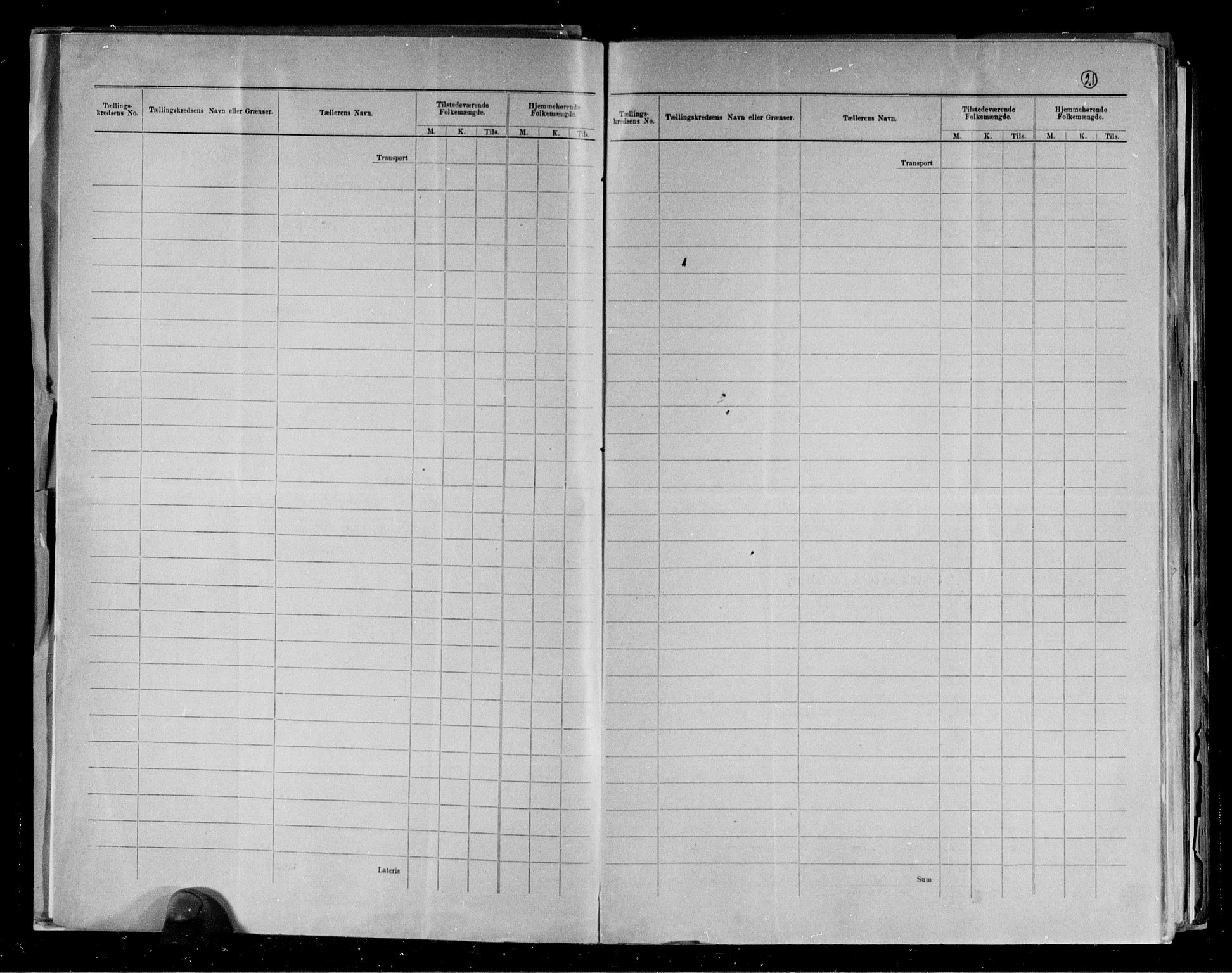 RA, 1891 census for 0902 Tvedestrand, 1891, p. 3