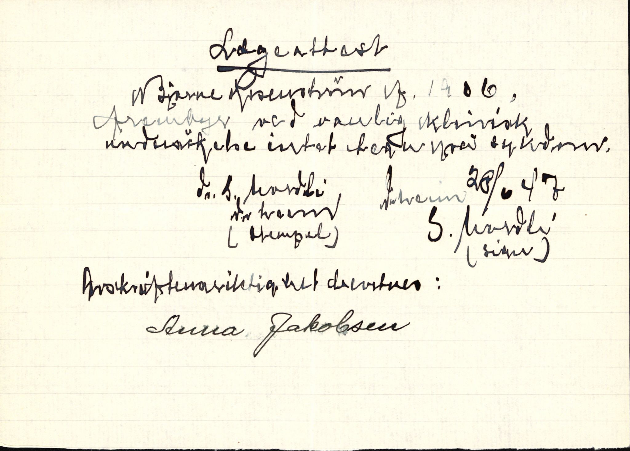 Kirke- og undervisningsdepartementet, Kontoret  for kirke og geistlighet A, AV/RA-S-1007/Dcb/L0147: Embetssøknader. Rosenstrøm - Rummelhof, 1850-1953, p. 139