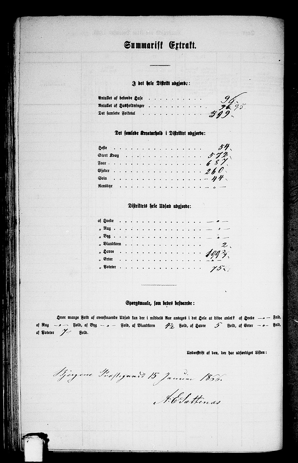 RA, 1865 census for Ytre Holmedal, 1865, p. 89