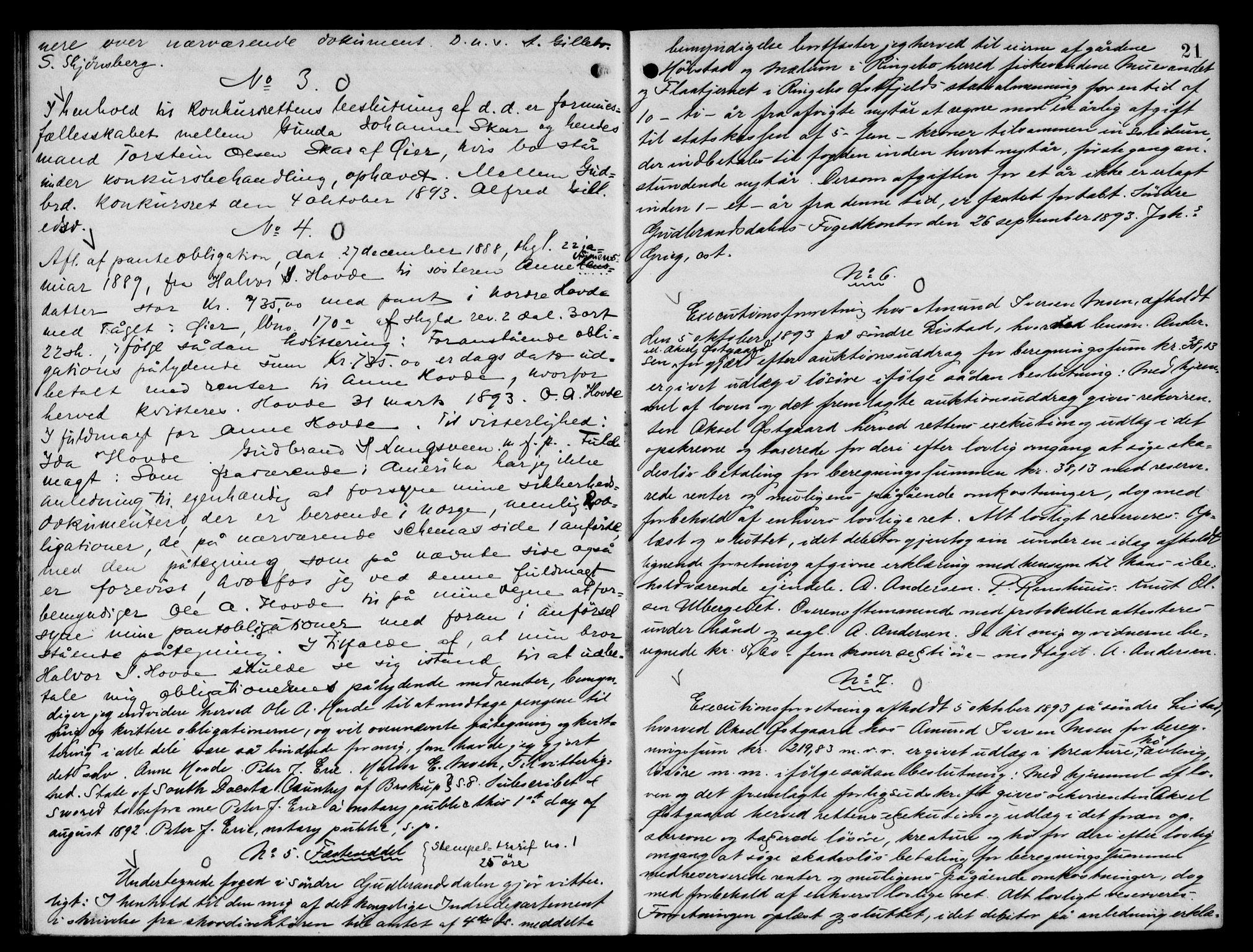 Mellom-Gudbrandsdal sorenskriveri, AV/SAH-TING-038/H/Hb/L0010: Mortgage book no. 10, 1893-1896, p. 21