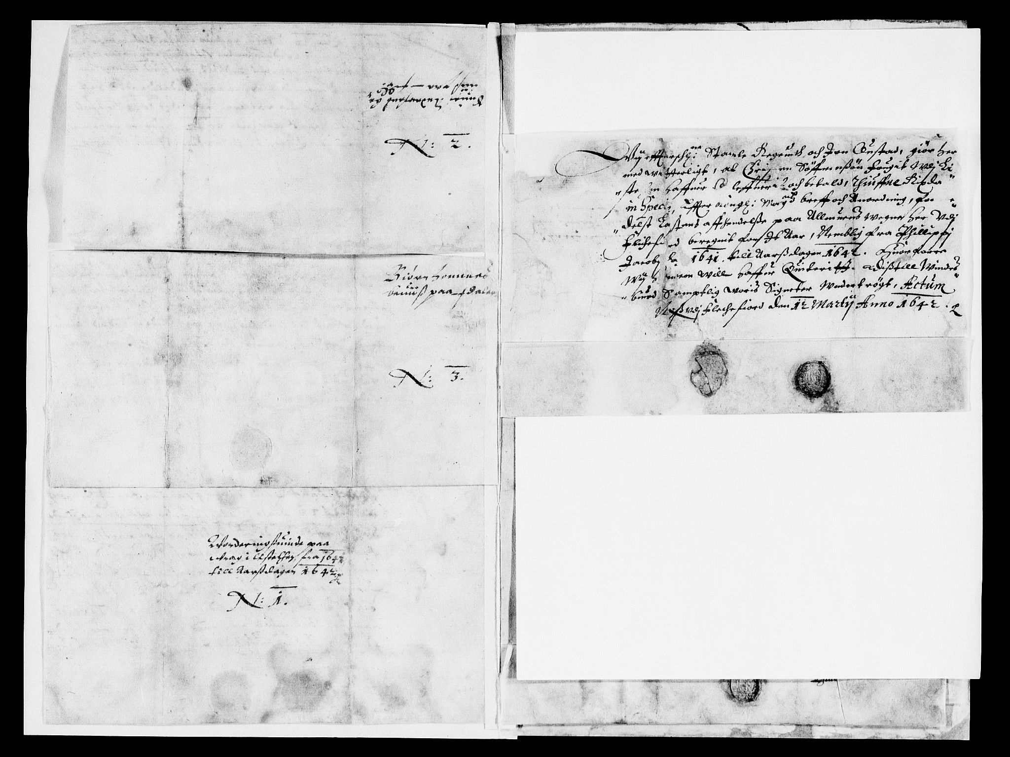 Rentekammeret inntil 1814, Reviderte regnskaper, Lensregnskaper, AV/RA-EA-5023/R/Rb/Rbr/L0013: Lista len, 1640-1642