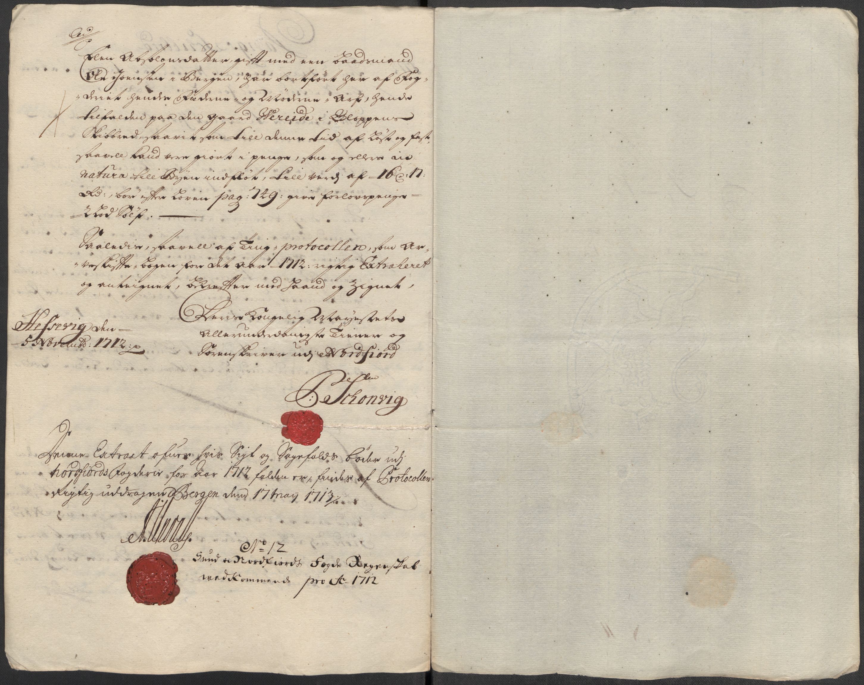 Rentekammeret inntil 1814, Reviderte regnskaper, Fogderegnskap, AV/RA-EA-4092/R53/L3435: Fogderegnskap Sunn- og Nordfjord, 1712, p. 196