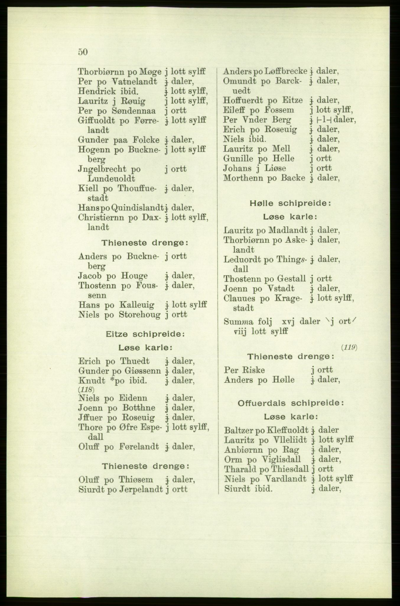 Publikasjoner utgitt av Arkivverket, PUBL/PUBL-001/C/0003: Bind 3: Skatten av Bergenhus len 1563, 1563, p. 50